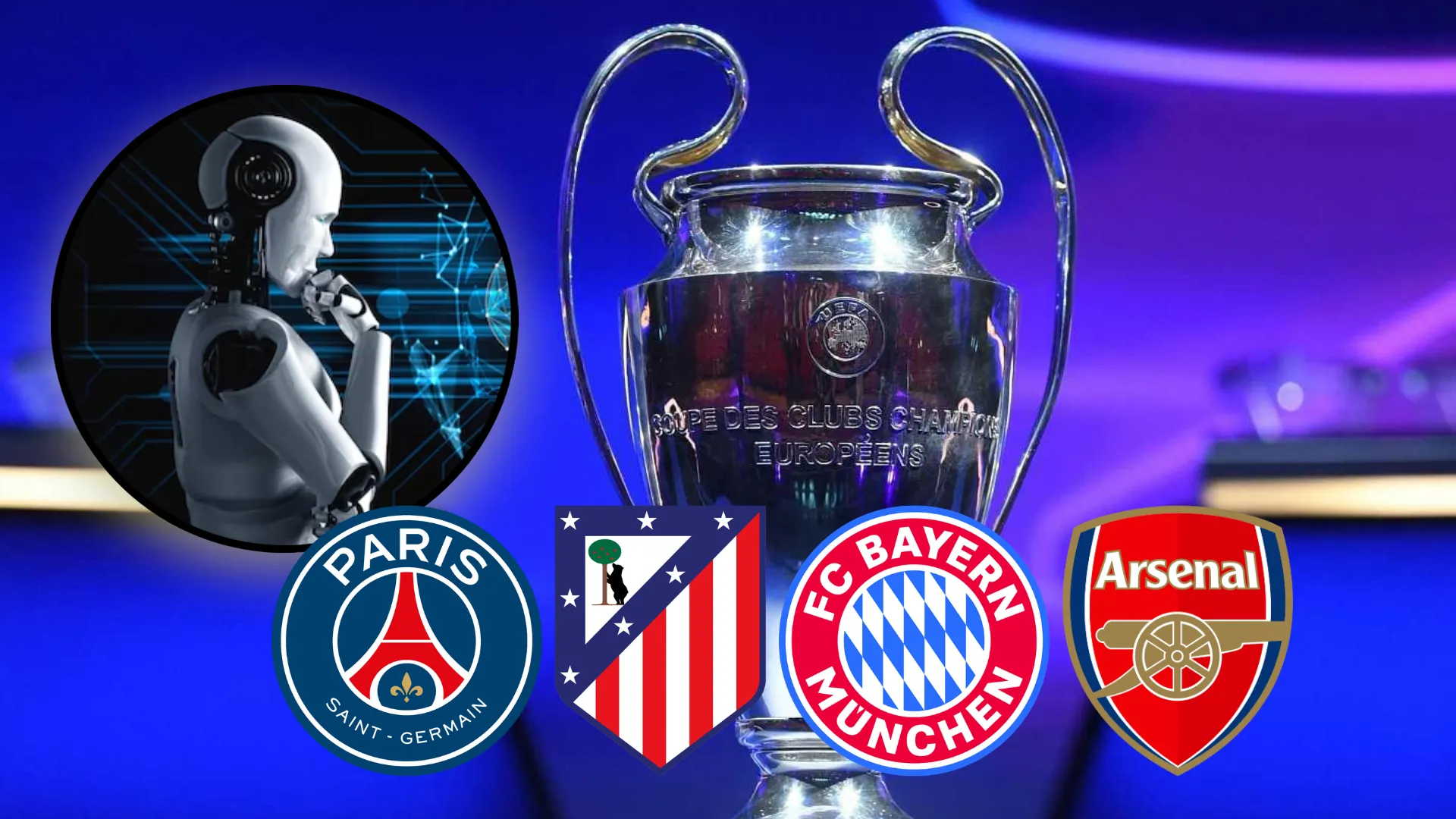 Inteligencia Artificial predice cuál será la final de Champions League 2026: PSG o Bayern Munich vs. Atlético de Madrid o Arsenal