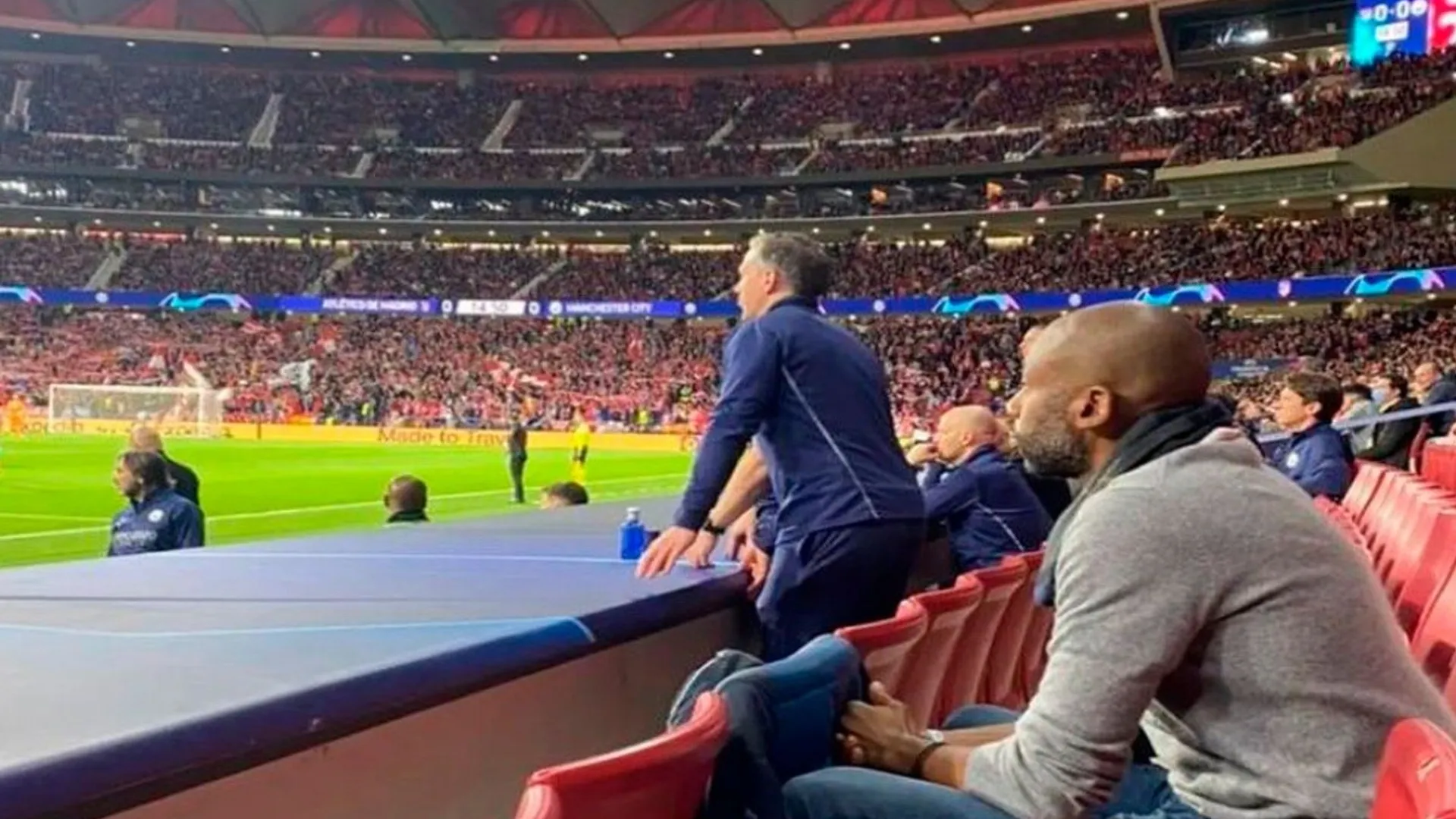 ¡Invitación de lujo! Paulo Wanchope alentó al Manchester City en el duelo ante Atlético