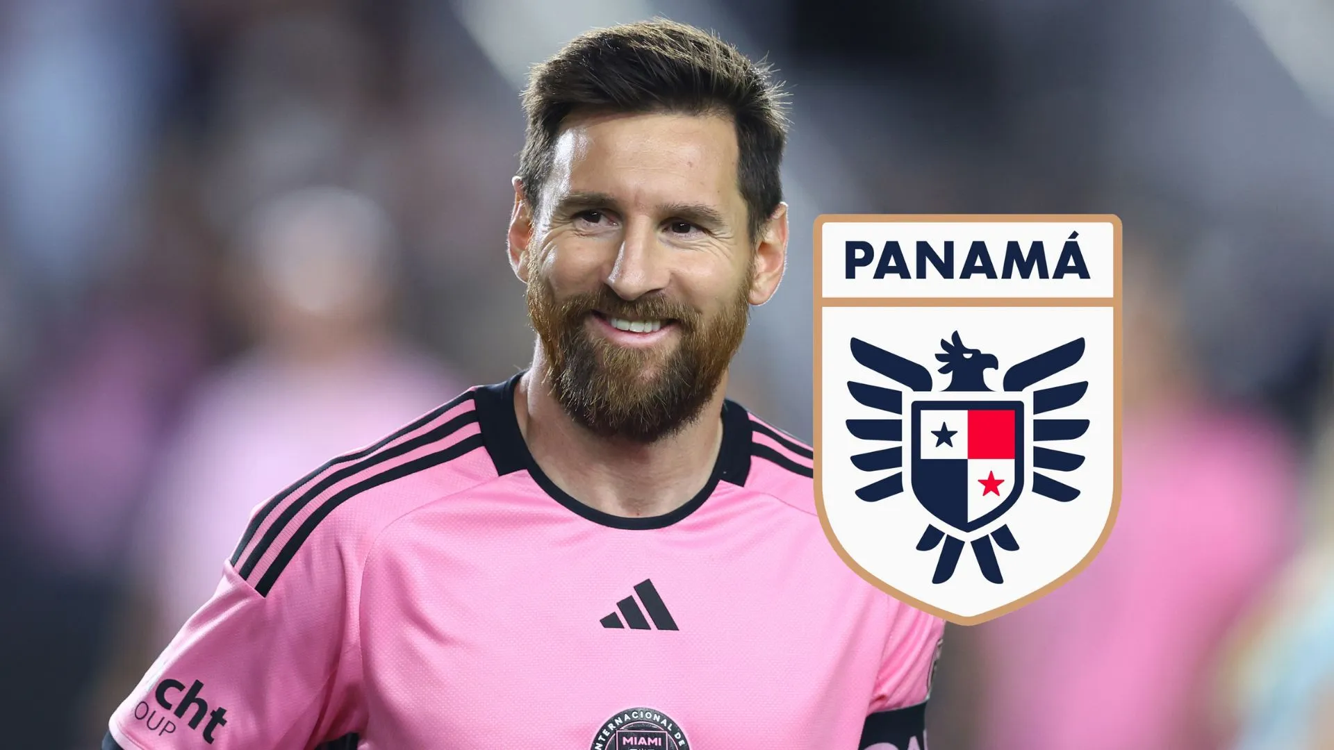 Lionel Messi con la camisa de Inter Miami.