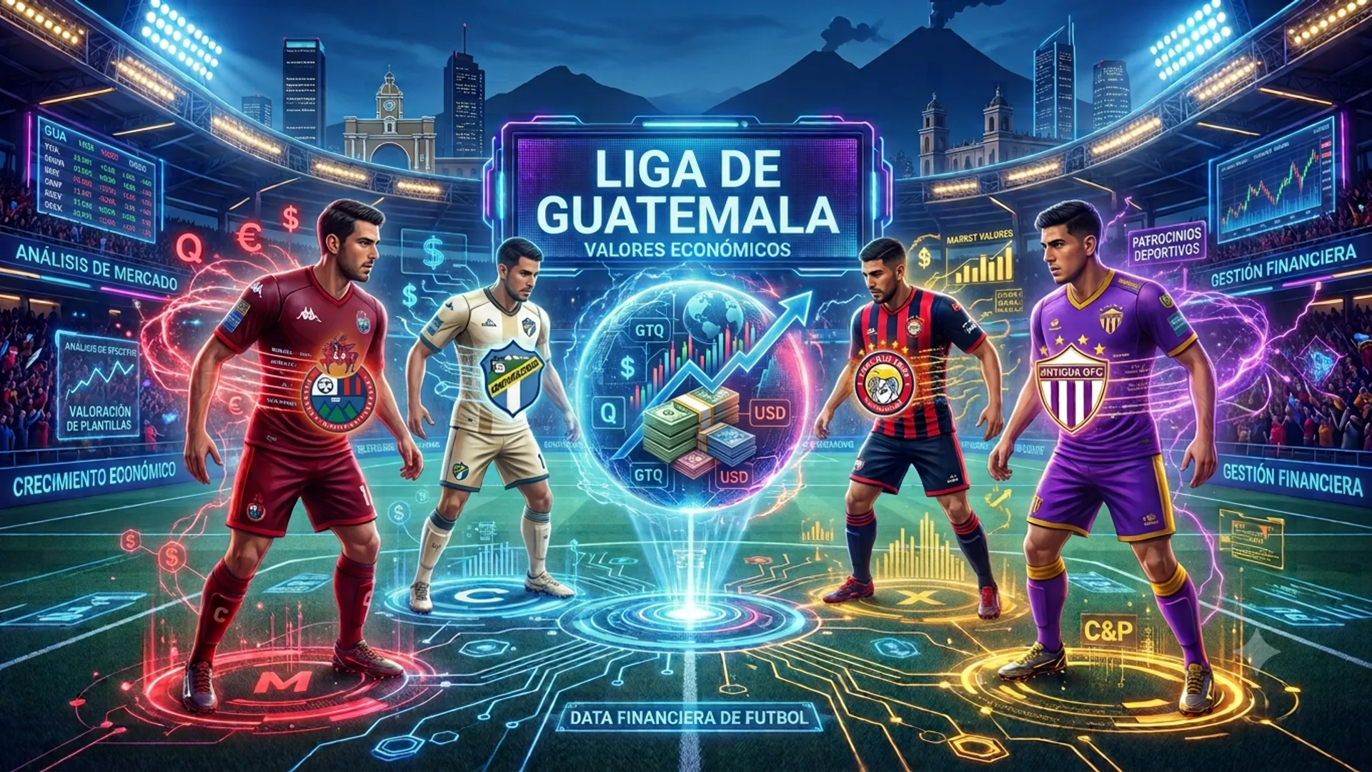 Municipal, Comunicaciones, Xelajú o Antigua: qué plantel vale más para el Apertura 2026