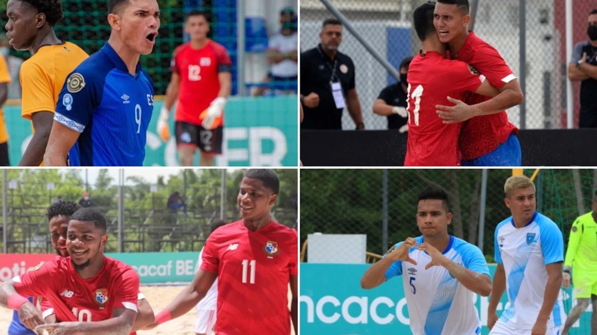 Se definen los cuartos de final de la Eliminatoria de Concacaf de Futbol Playa