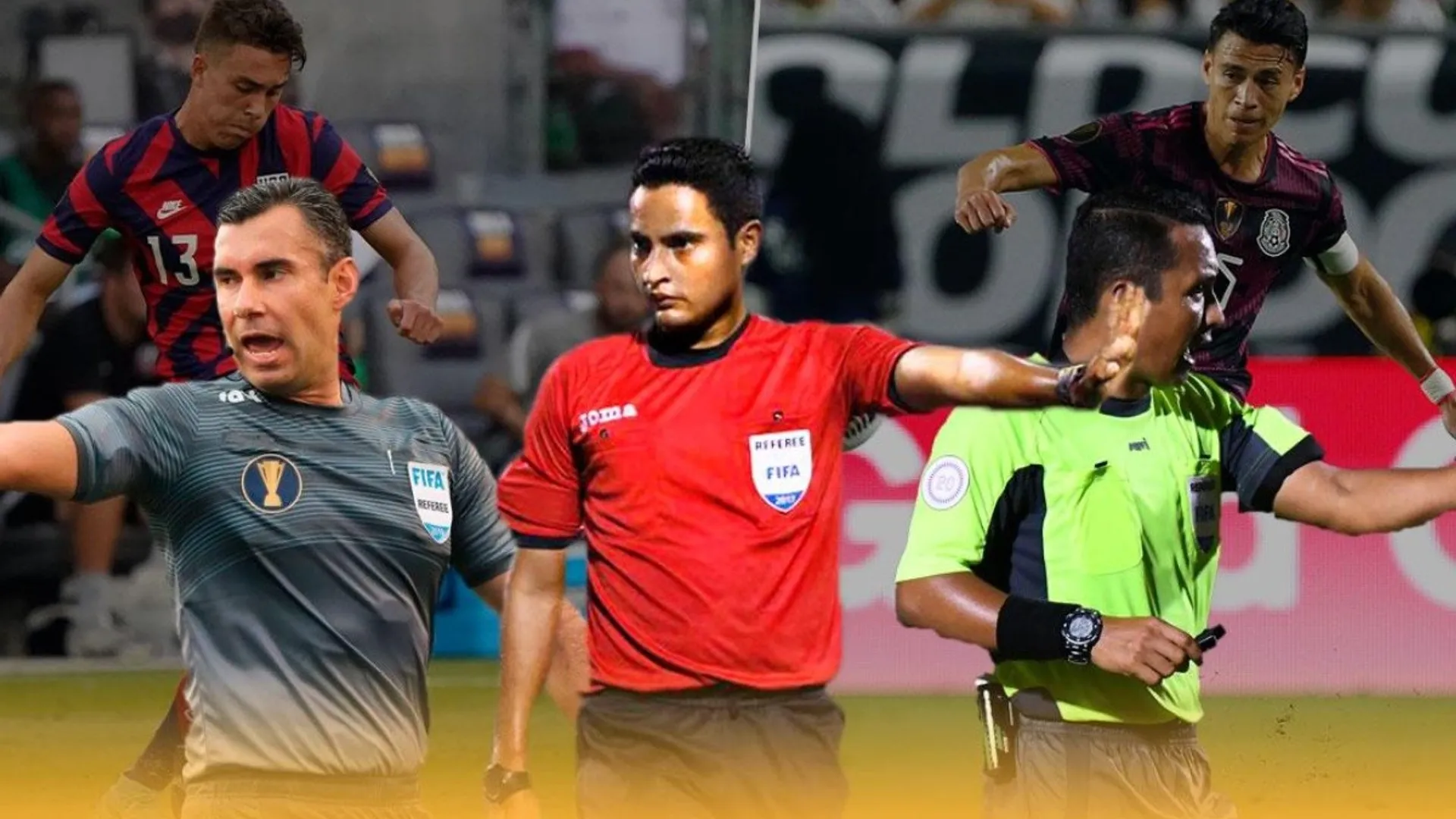 Terna centroamericana dirigirá la final de la Copa Oro entre Estados Unidos y México