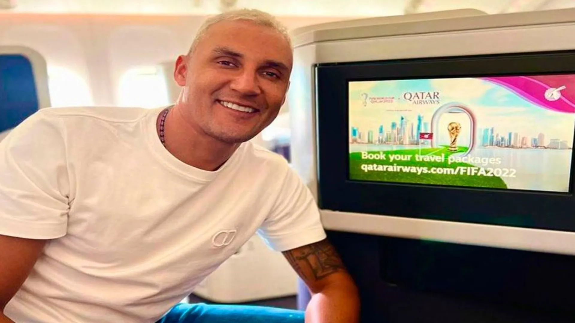 Keylor Navas ya está en Qatar para el repechaje de Costa Rica vs. Nueva Zelanda