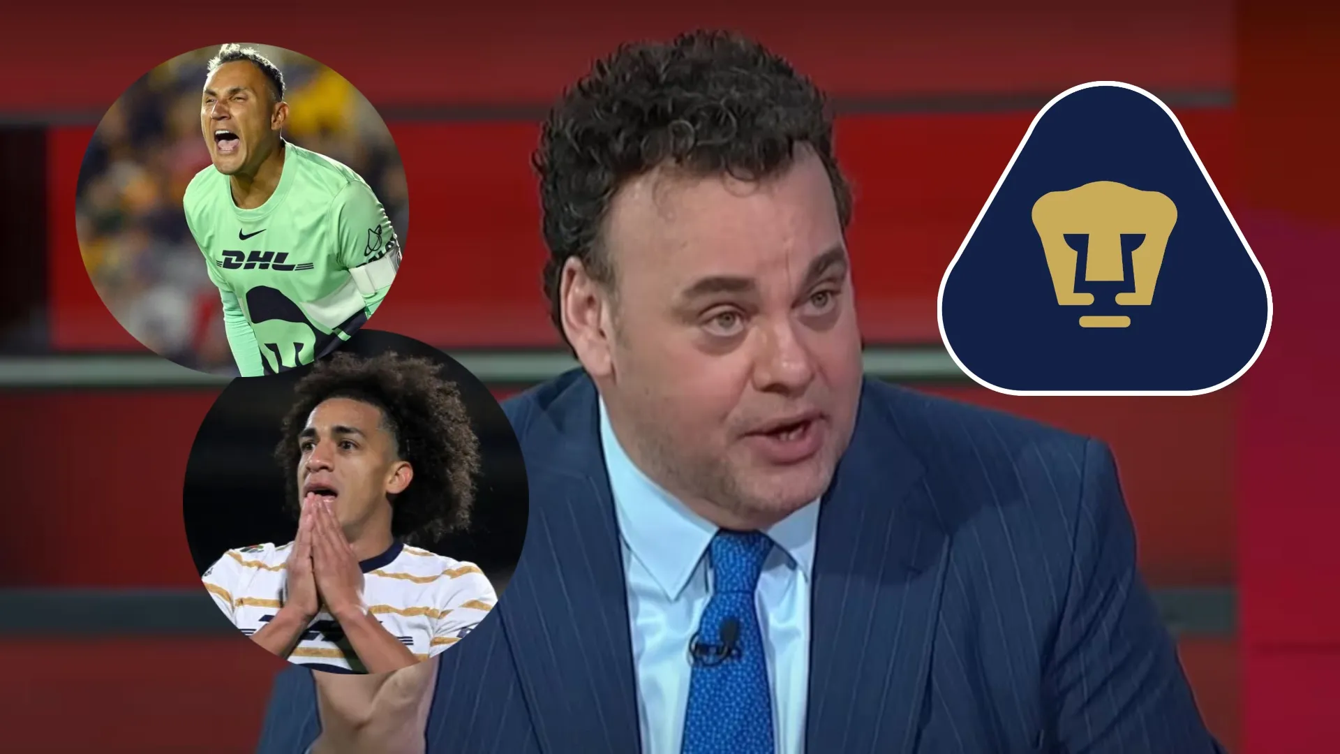 David Faitelson no se guarda nada contra Pumas y expone al equipo de Keylor Navas y Carrasquilla frente al América: "No me jodan"