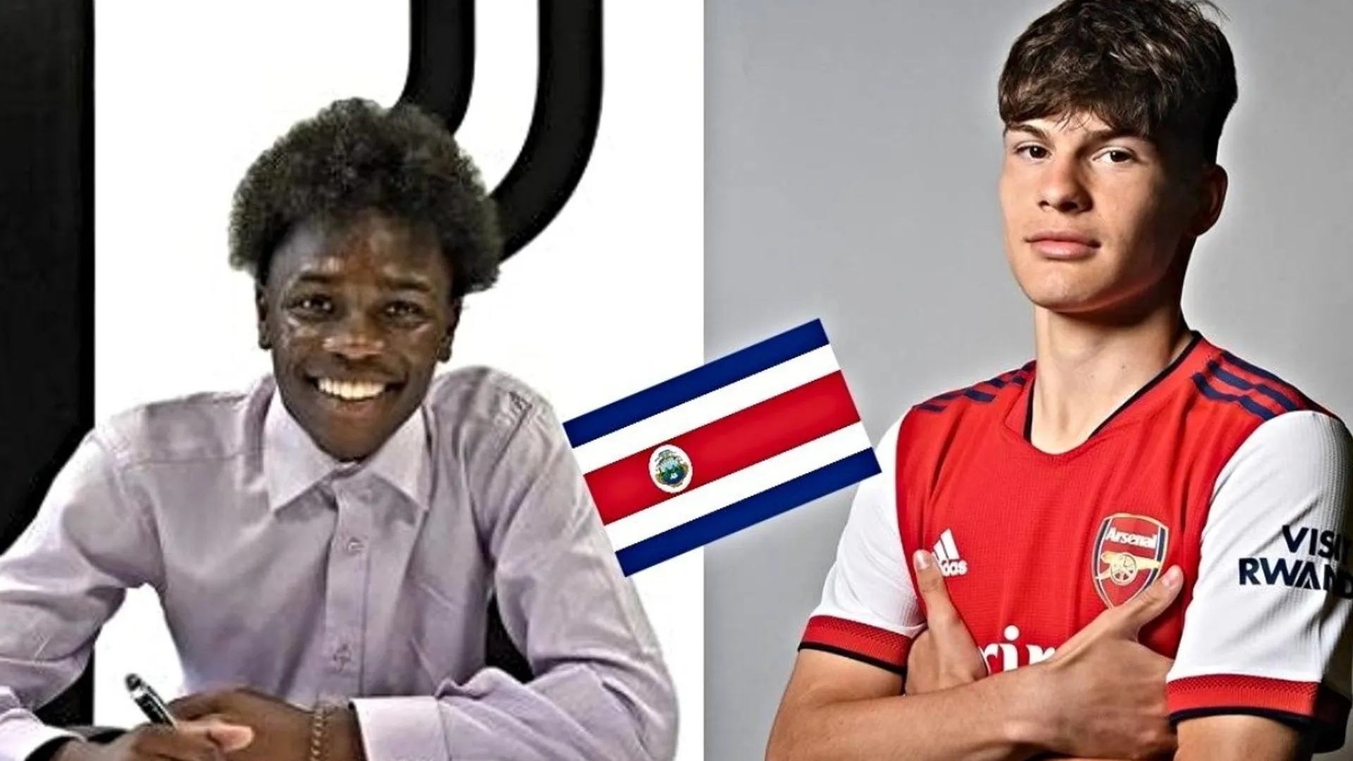 Las joyas con ascendencia tica en Juventus y Arsenal, mandan guiño a Costa Rica