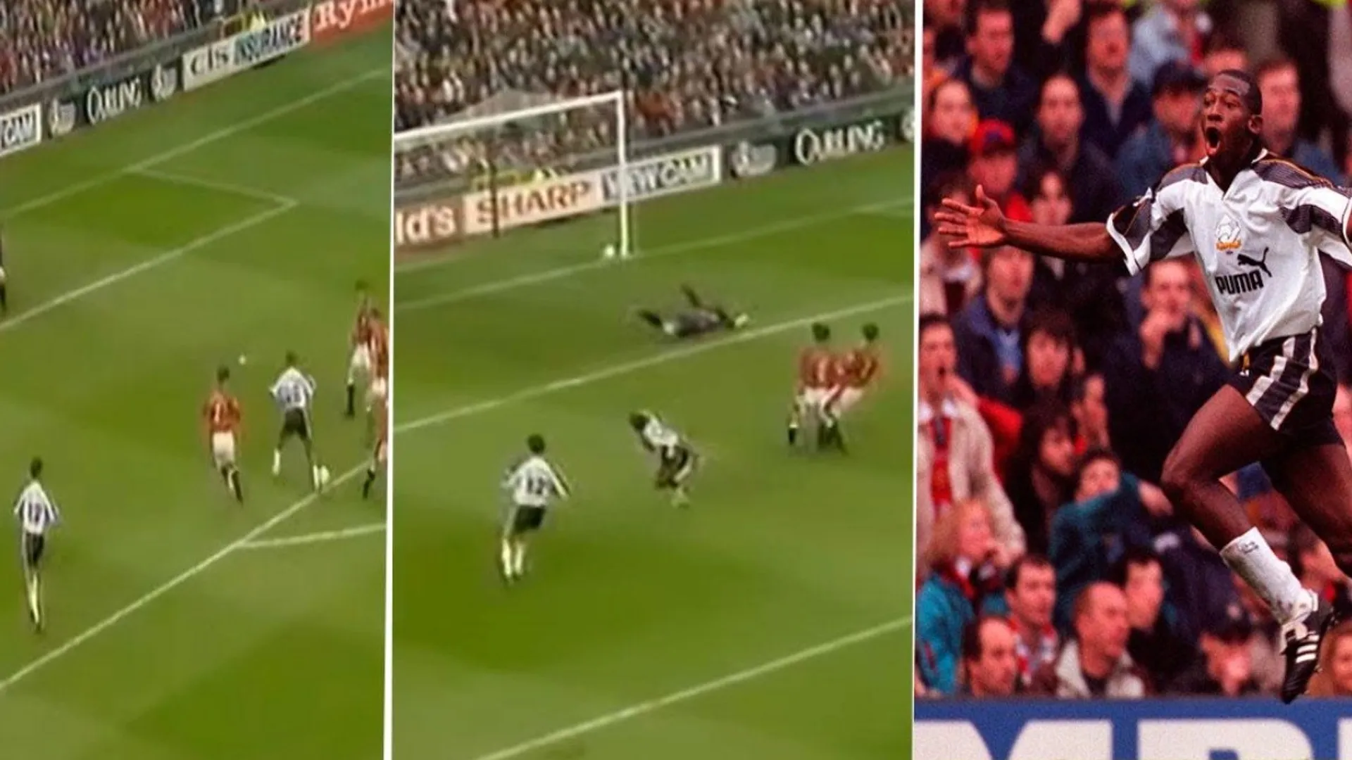 Wanchope recordó su primer gol con el Derby County ante el Manchester United