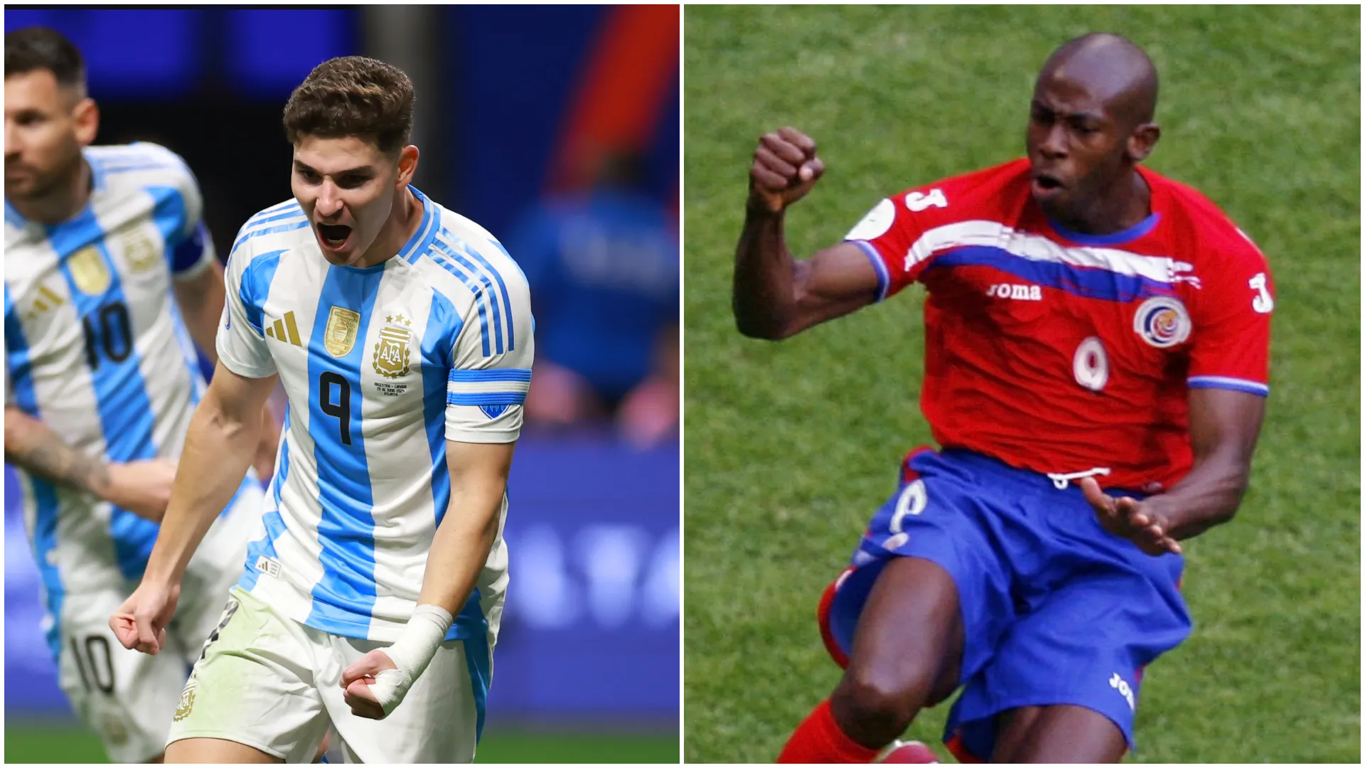Julián Álvarez iguala una marca de Paulo Wanchope en el debut de Argentina por la Copa América 2024