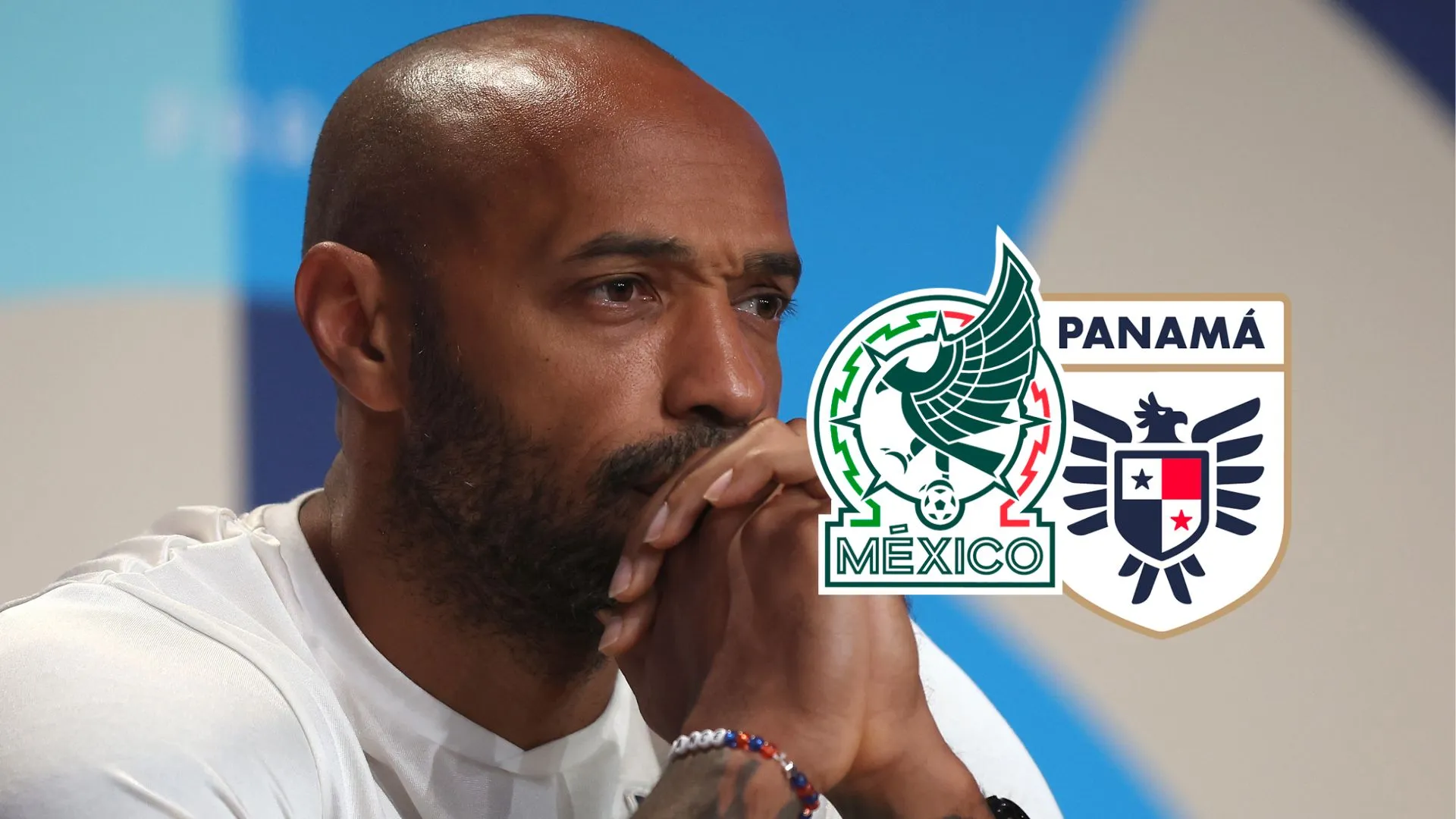 Thierry Henry en conferencia de prensa.