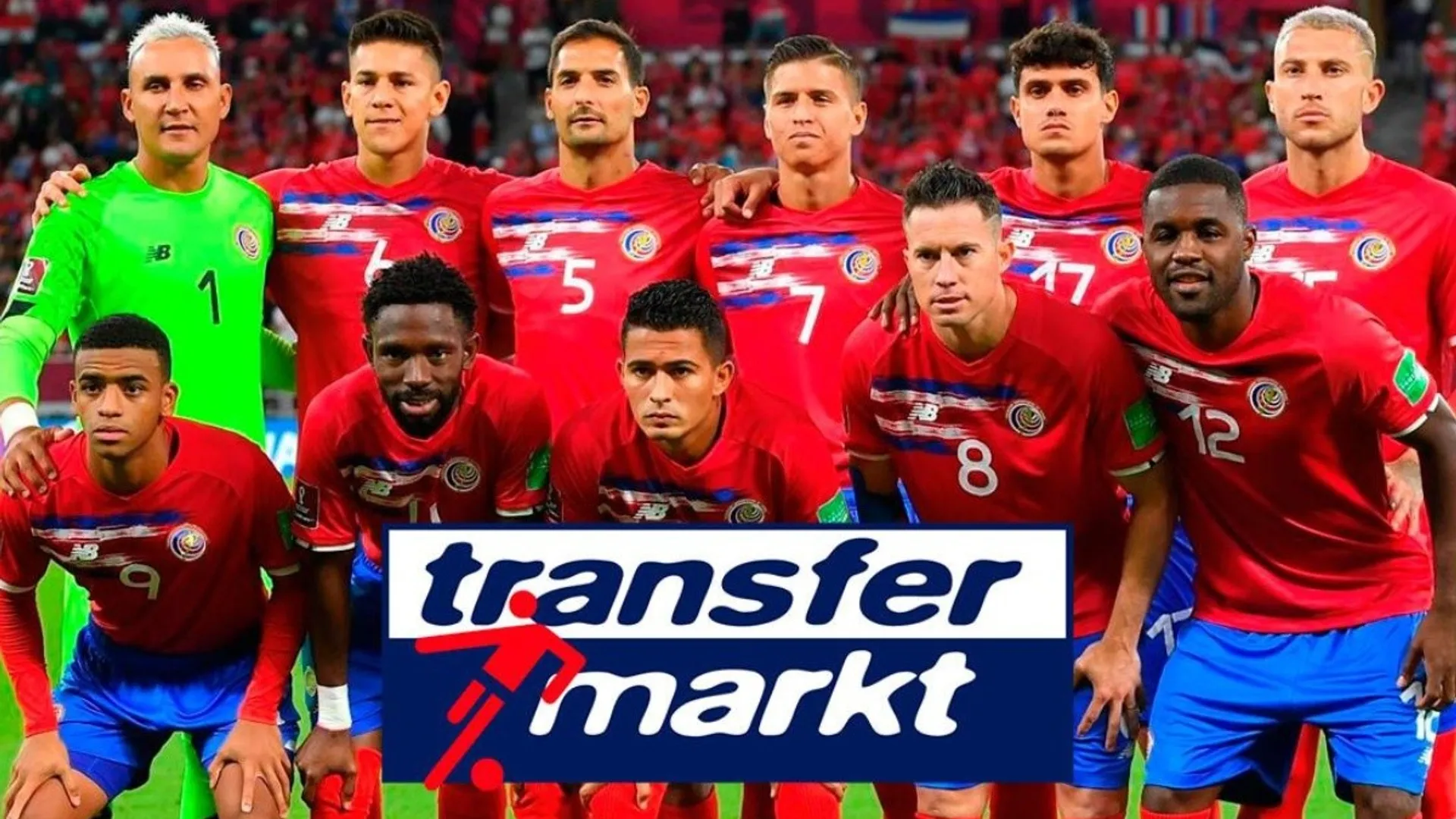 El valor de la convocatoria de Costa Rica a Qatar 2022 según Transfermarkt