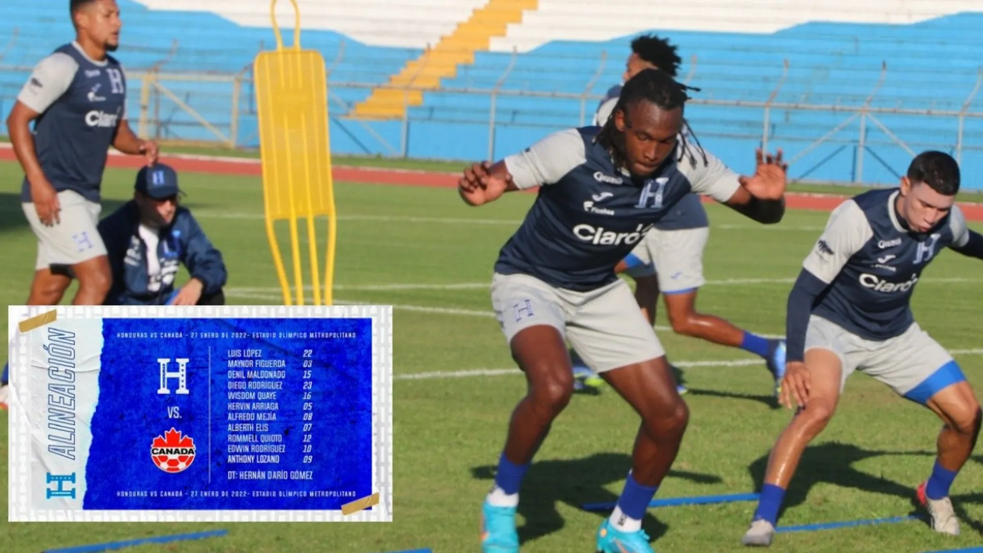 Eliminatorias Concacaf: Honduras confirma su alineación para enfrentar a Canadá
