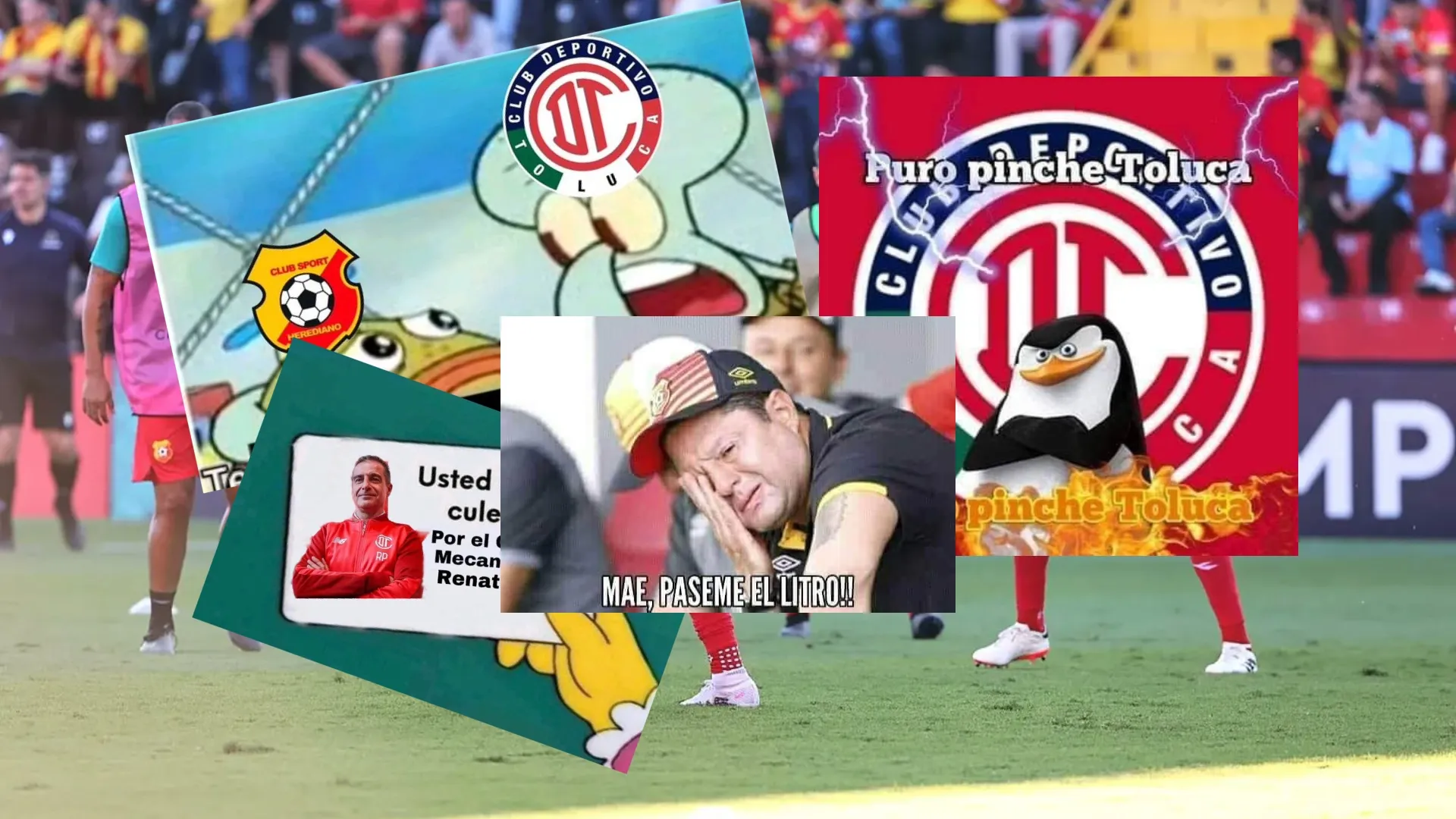 Los memes no perdonaron a Herediano tras la derrota ante Toluca en Concachampions