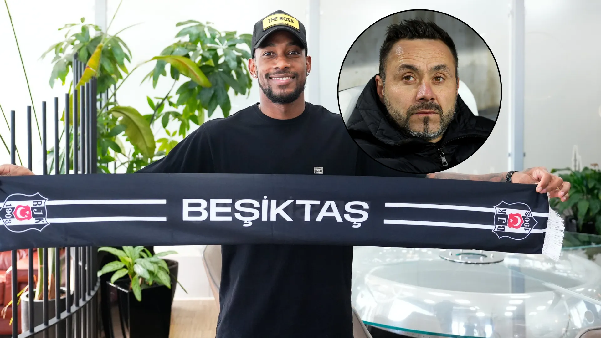 roberto de zerbi-michael amir murillo-olympique marsella-besiktas