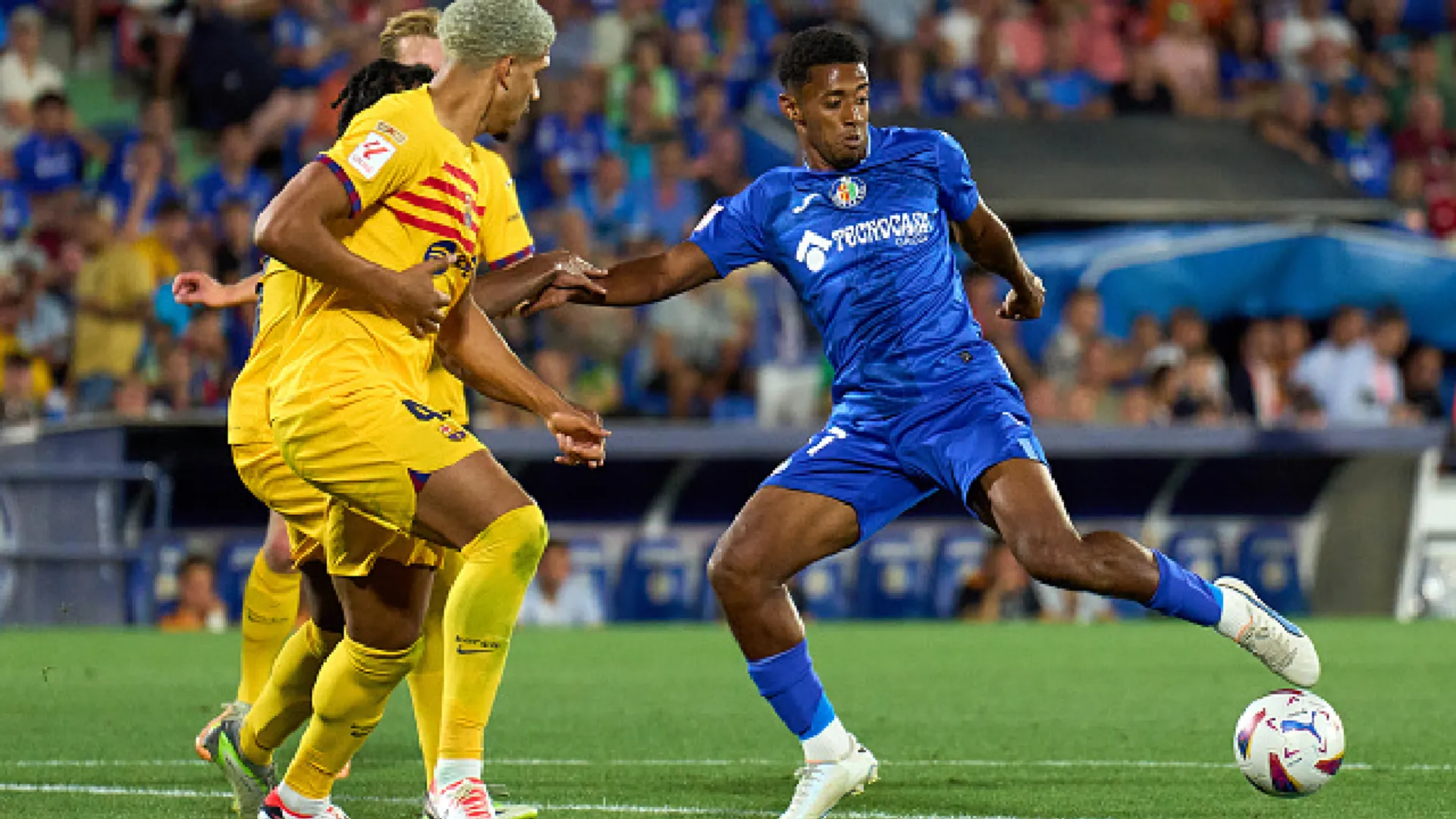 Choco Lozano debutó con Getafe en el juego ante el Barcelona