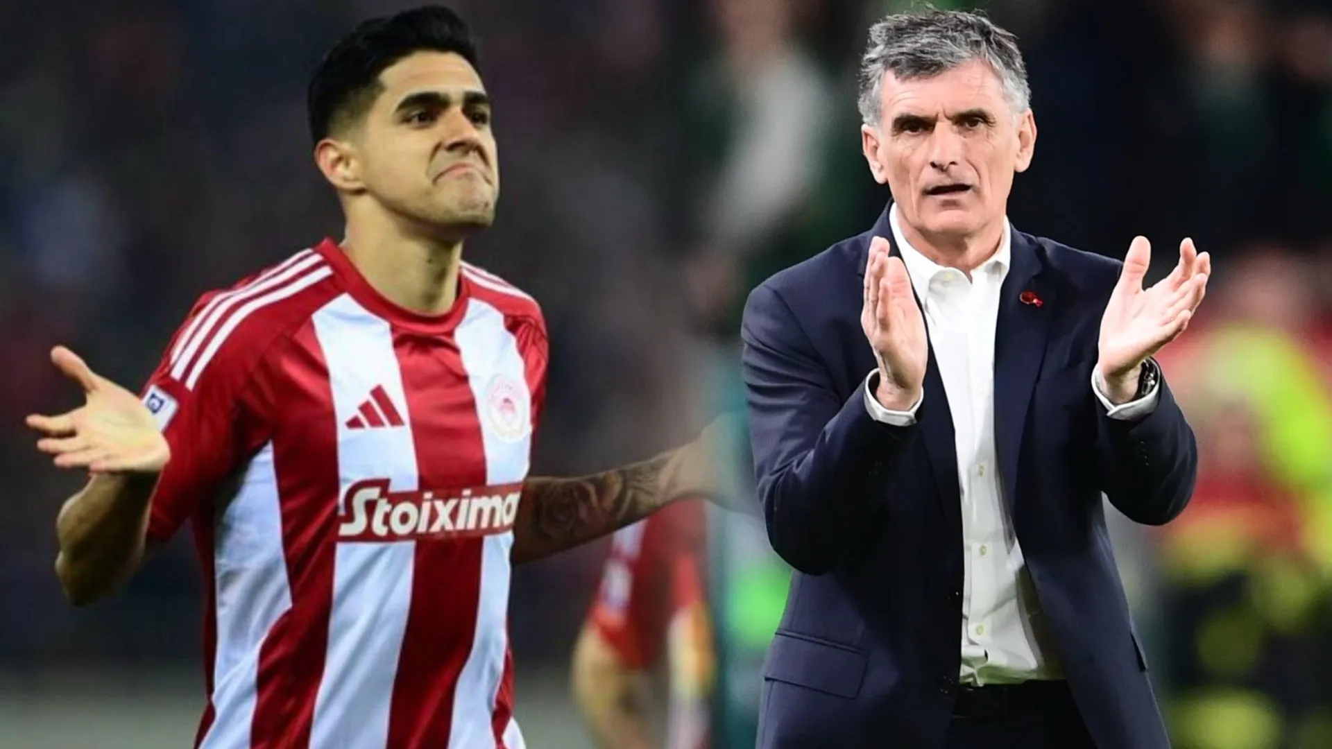 Mendilibar recula: el elogio a Luis Palma tras su primer gol con Olympiacos
