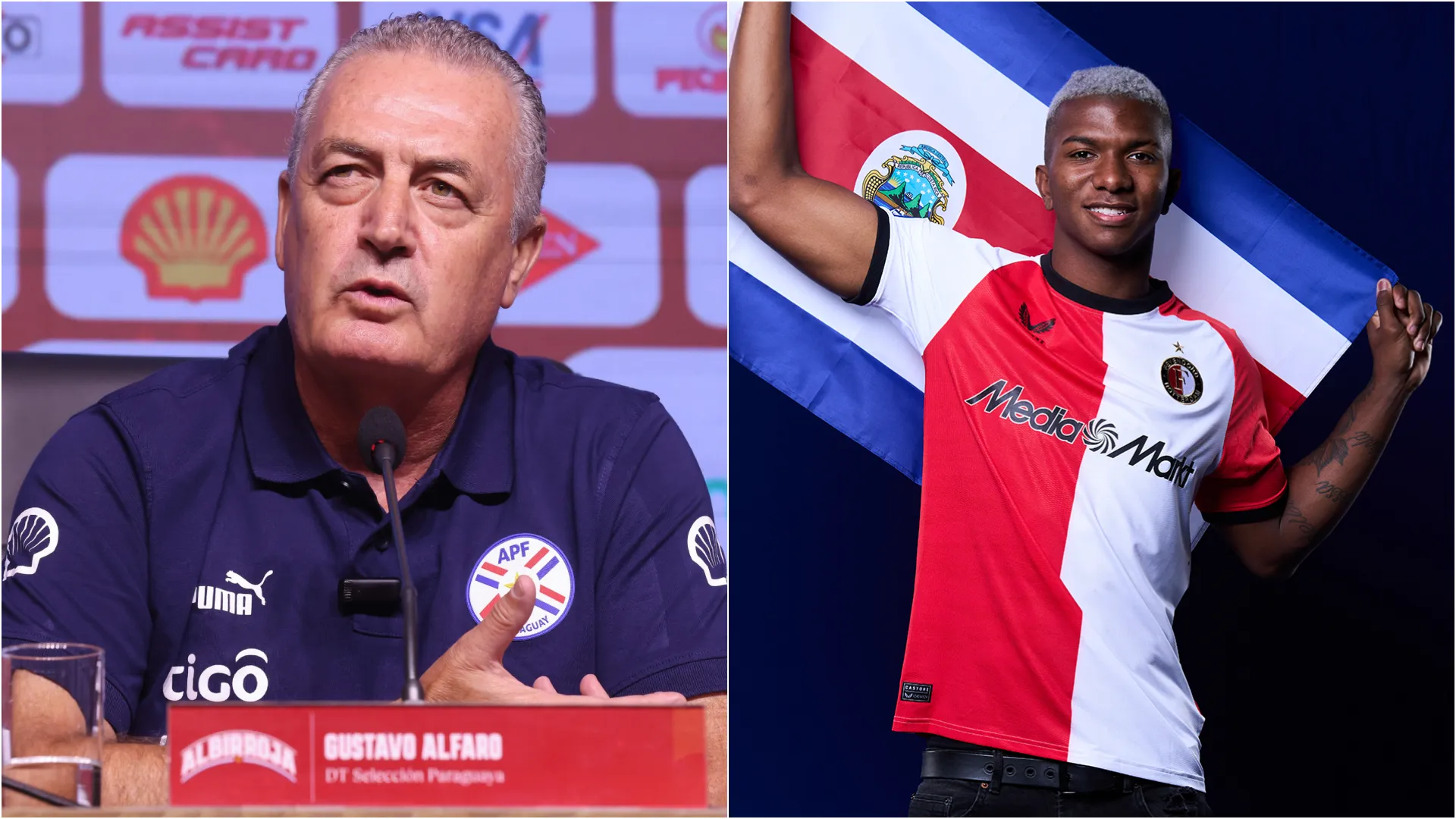 Gustavo Alfaro sorprende al hablar de Jeyland Mitchell en su presentación como DT de Paraguay
