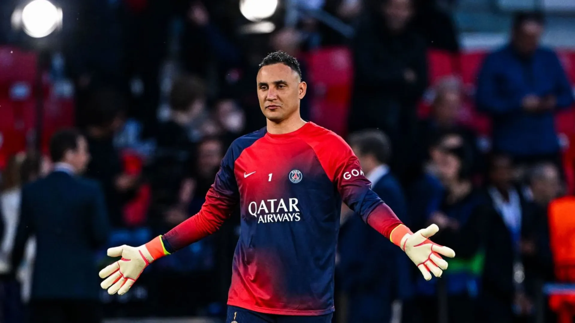 Keylor Navas por encima de toda la plantilla del Borussia Dortmund. (Foto: Getty Images)