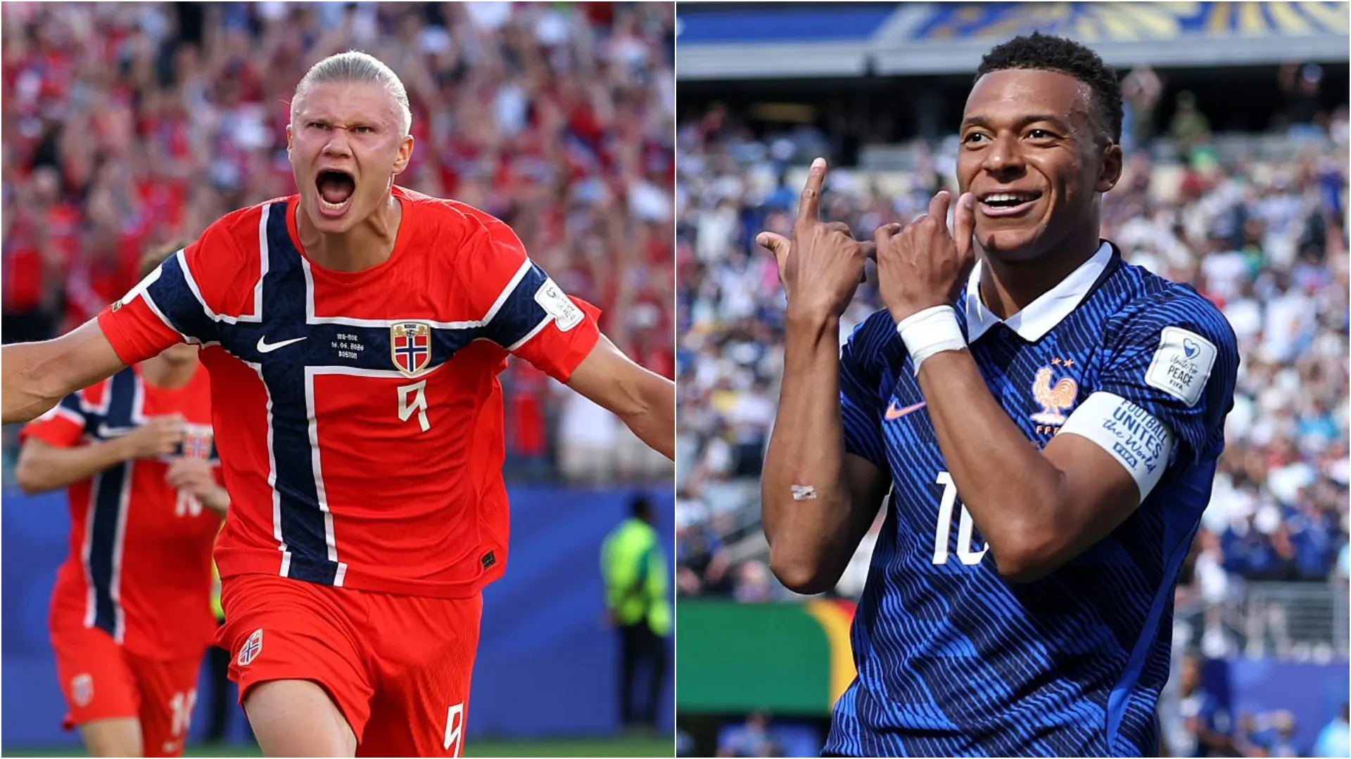 Peligra el duelo Haaland vs. Mbappé: las alineaciones de Noruega vs. Francia por el Mundial 2026