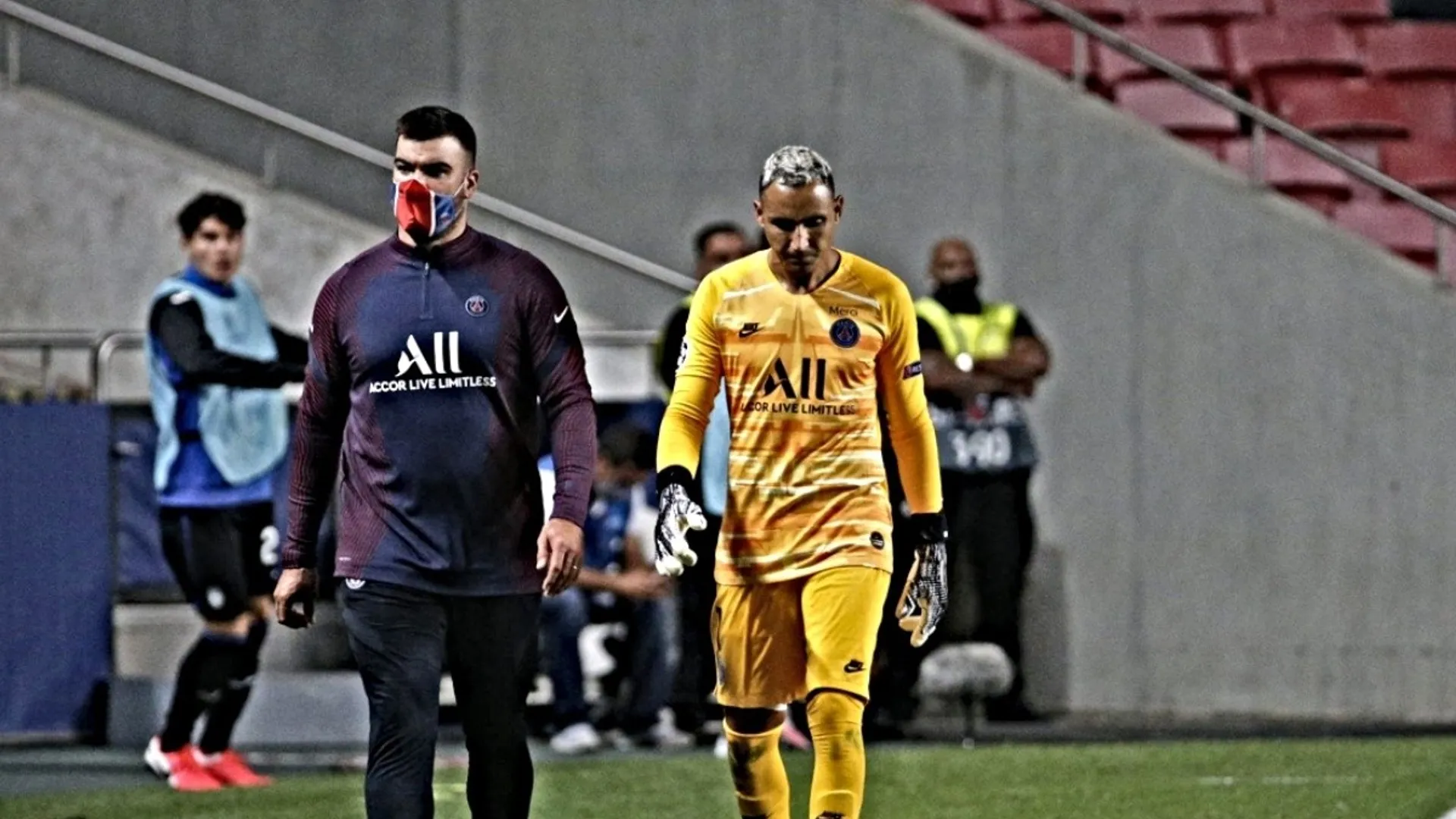 Keylor Navas es duda para las semifinales ante el RB Leipzig en Champions