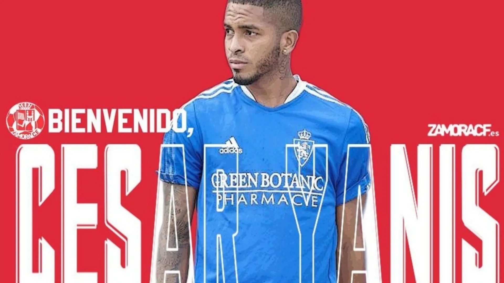 César Yanis se convierte en nuevo jugador del Zamora CF de España