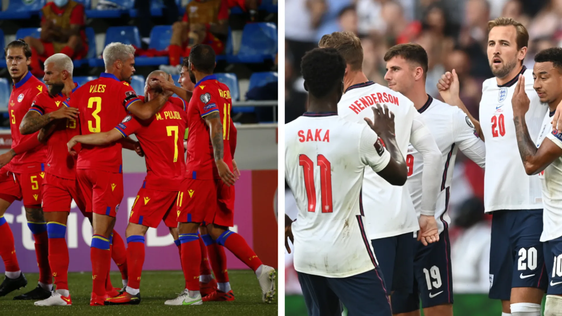 Inglaterra vs. Andorra: mira por aquí EN VIVO y EN DIRECTO el juego de hoy por la fecha 7 del Grupo I de las Eliminatorias UEFA en Centroamérica