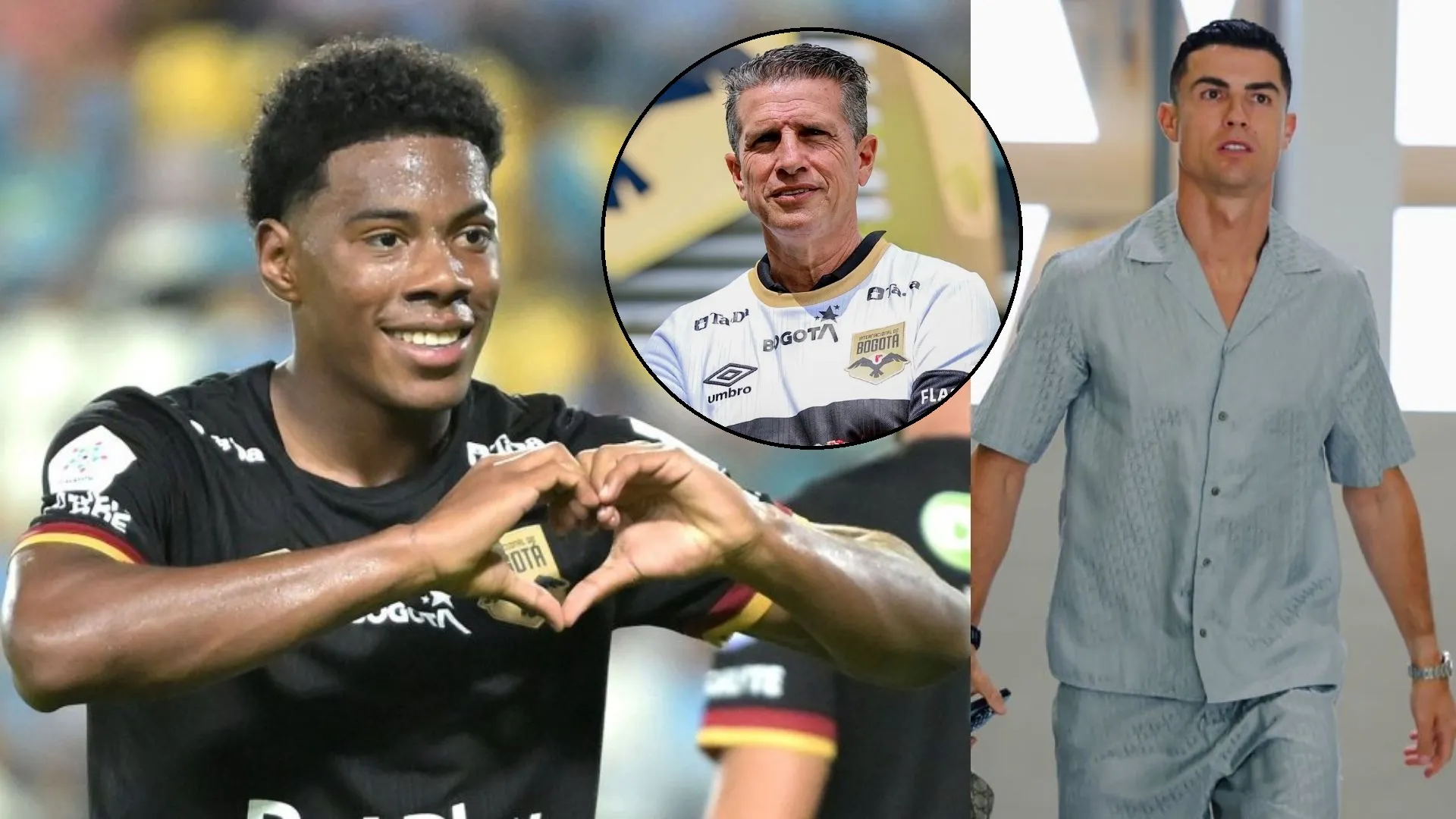 "Es el secreto": técnico del Inter de Bogotá hace confesión sobre Dereck Moncada e involucra a Cristiano Ronaldo