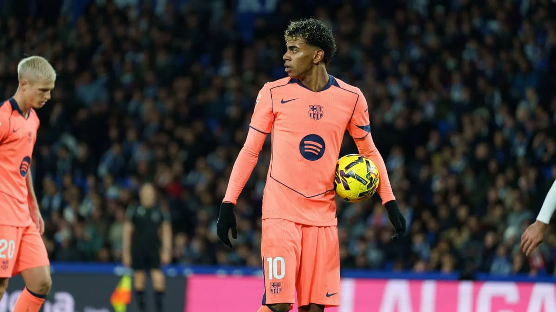 Lamine Yamal, el único jugador del Barcelona titular en los primeros ocho partidos de LaLiga