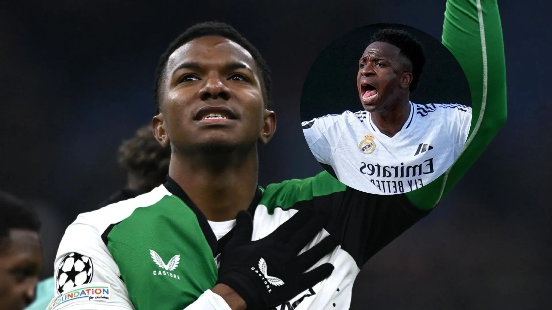 Jeyland Mitchell sorprende con su mensaje a Vinícius en medio del cimbronazo que causó el brasileño en el Real Madrid