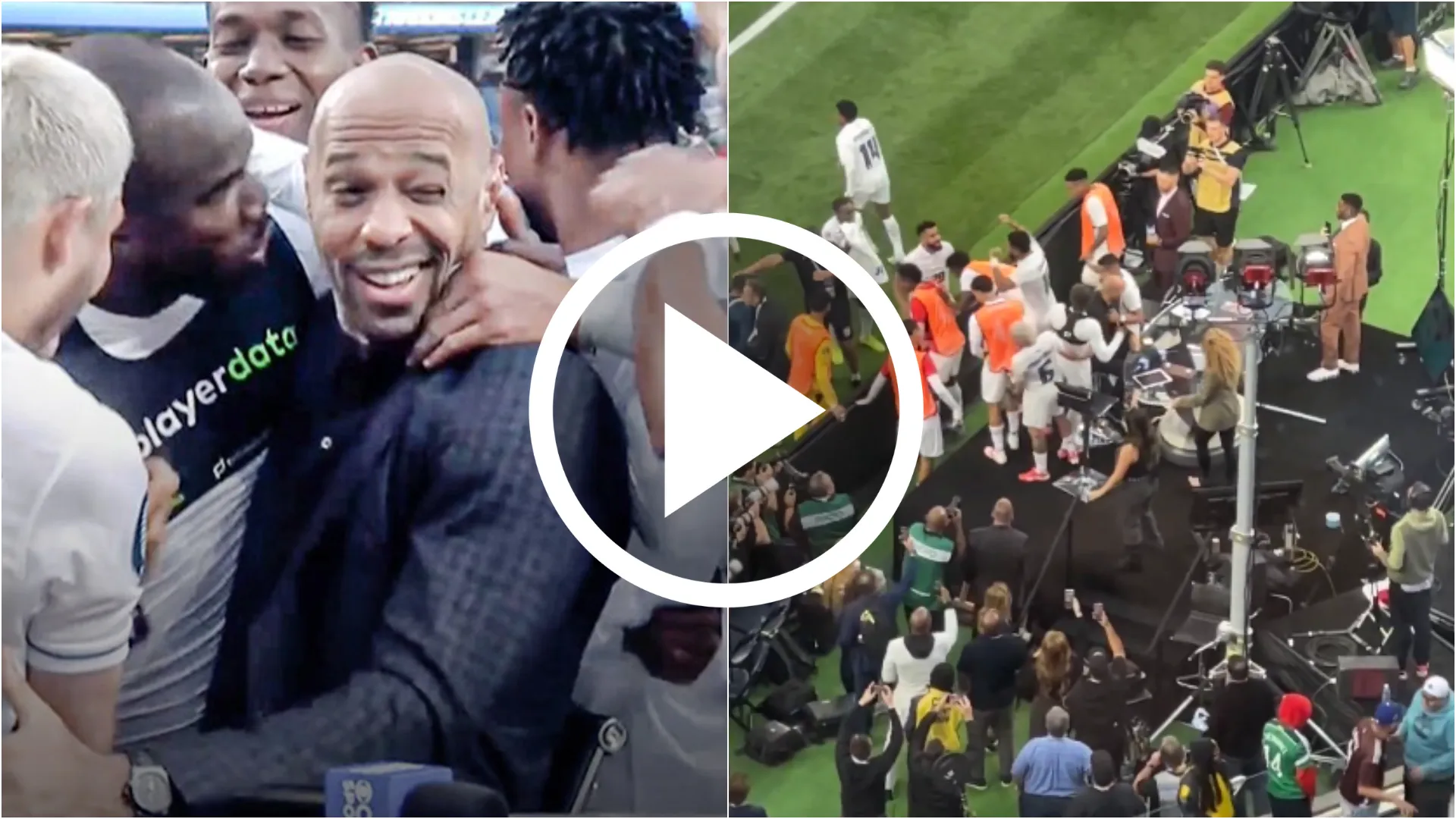 Batacazo ante Estados Unidos: el festejo viral de Panamá con Thierry Henry y su bonito gesto con Cecilio Waterman