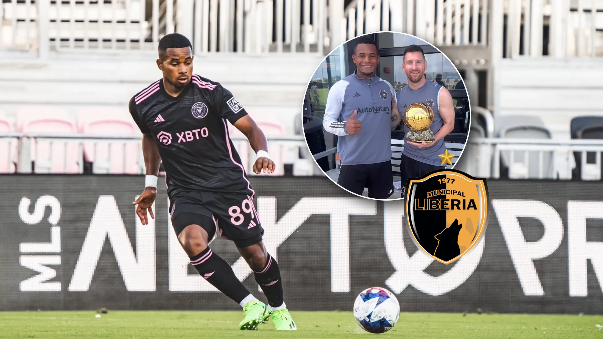 Liberia fichó a Cameron Johnson, ex compañero de Lionel Messi en Inter Miami