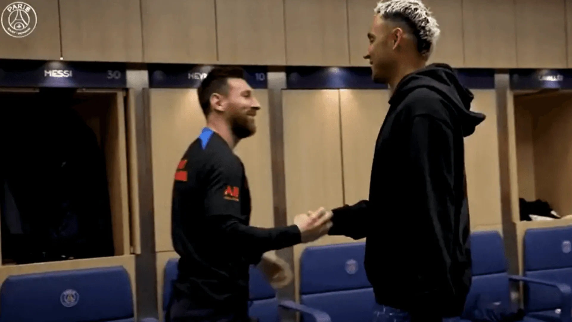 El reencuentro de Keylor Navas con Lionel Messi en París (VIDEO)