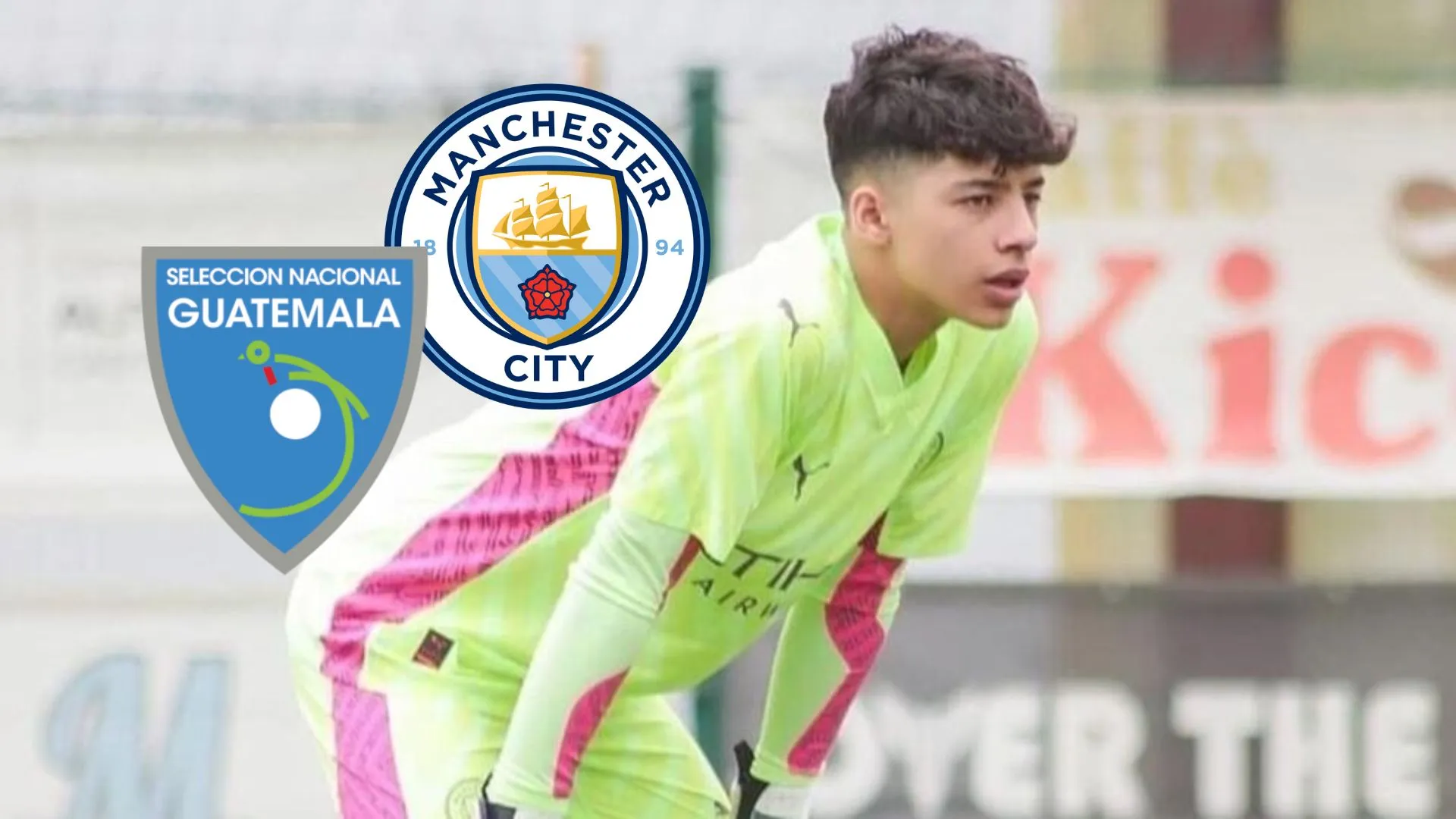 Lucas Alvarado en el Manchester City.