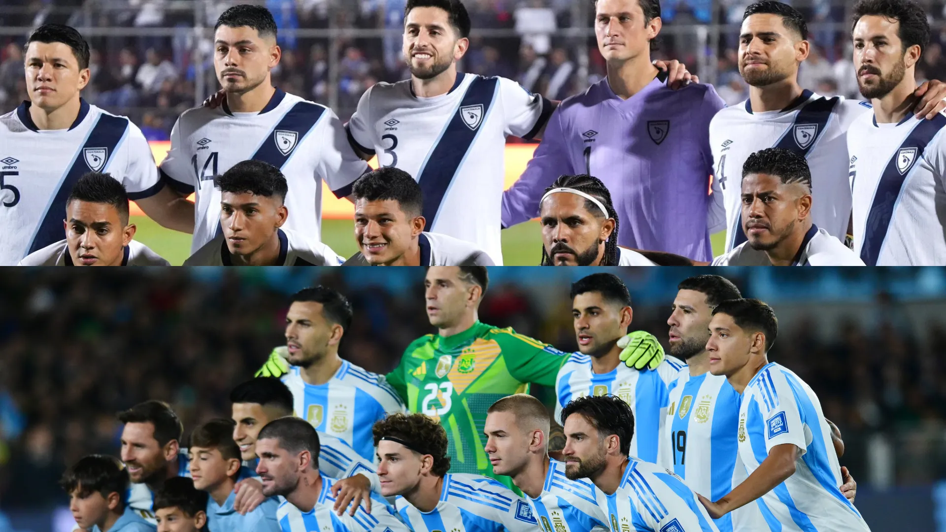 seleccion de argentina-seleccion de guatemala-amistoso internacional