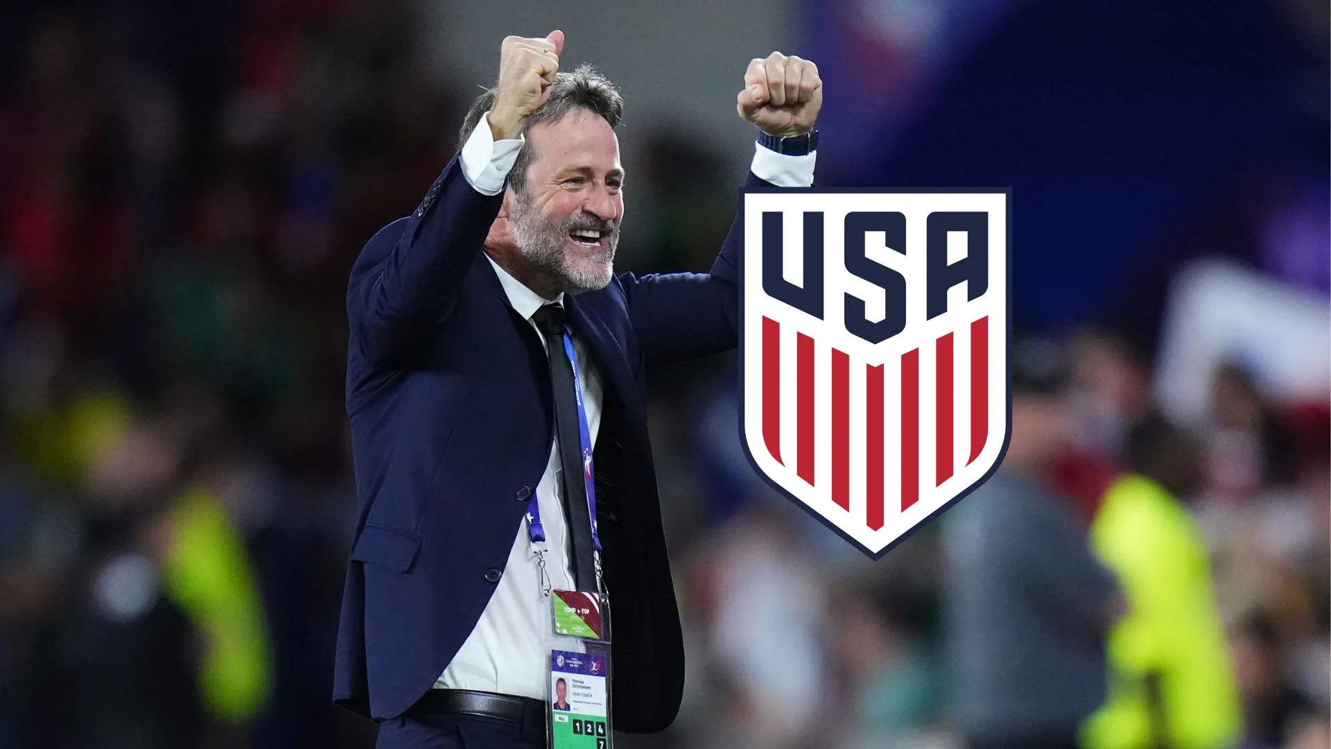 Thomas Christiansen celebra.