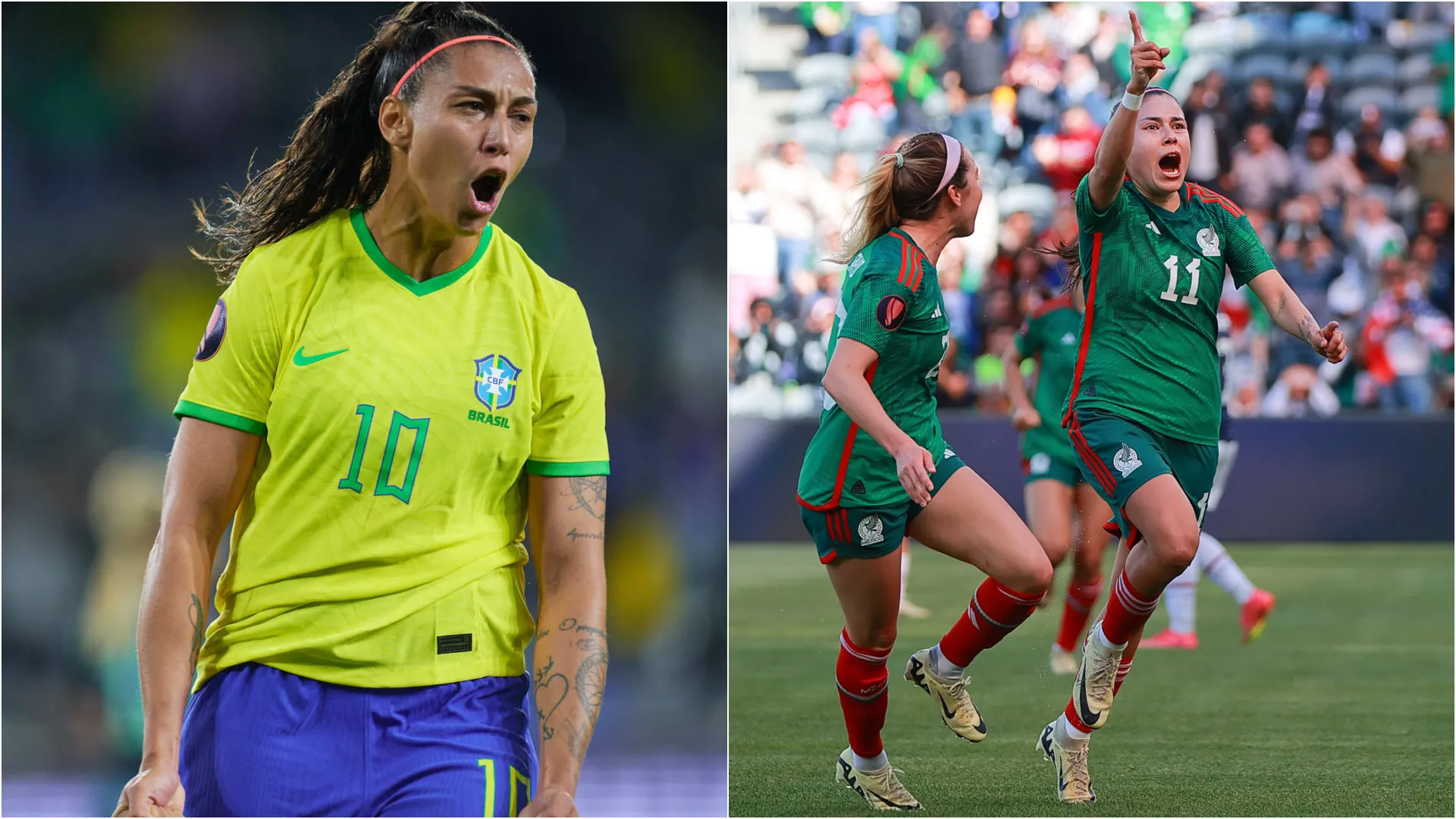 Brasil vs. México EN VIVO: a qué hora y dónde ver hoy la semifinal | Copa Oro Femenina Concacaf 2024