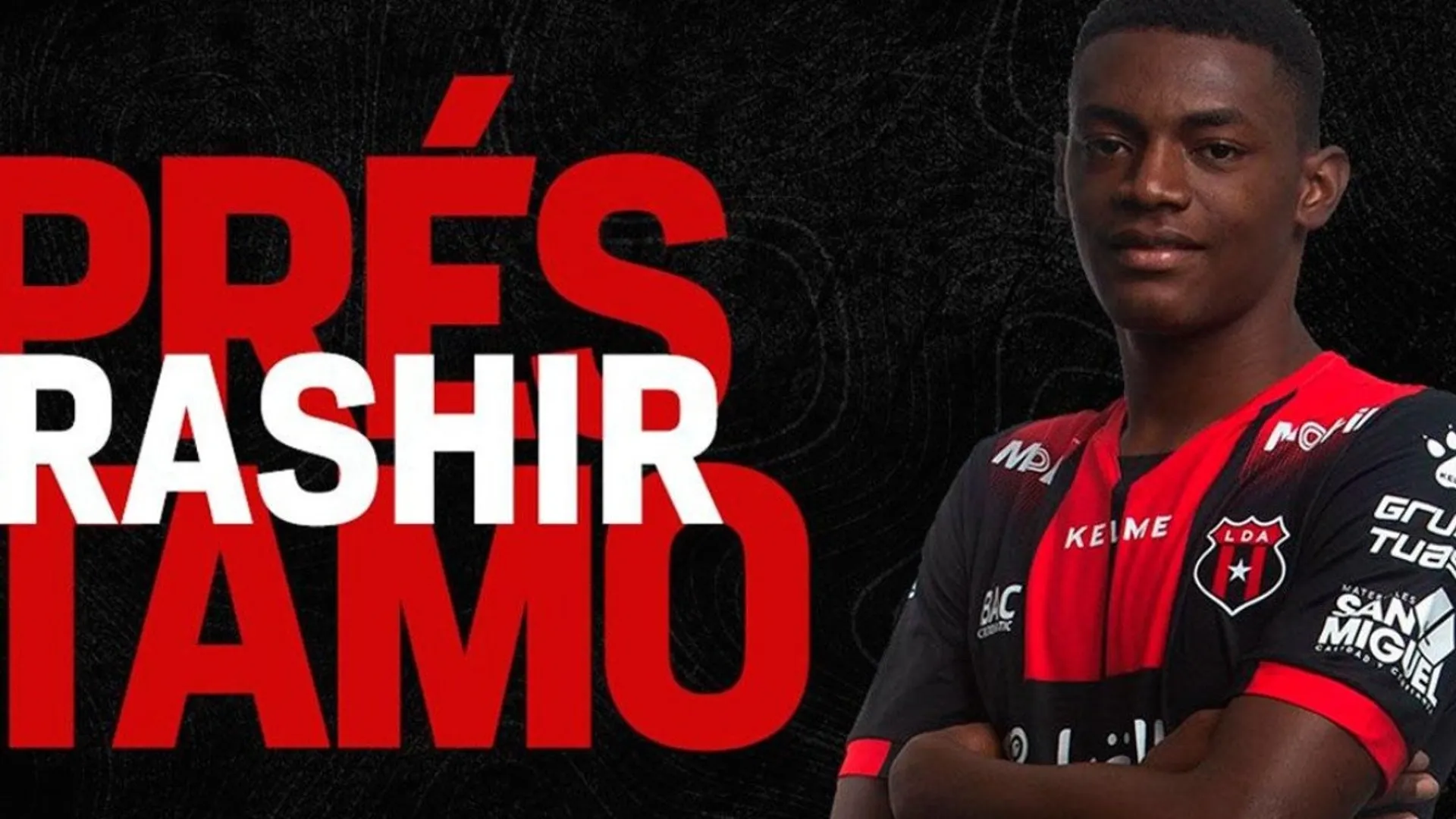 Alajuelense cede a préstamo a Rashir Parkins