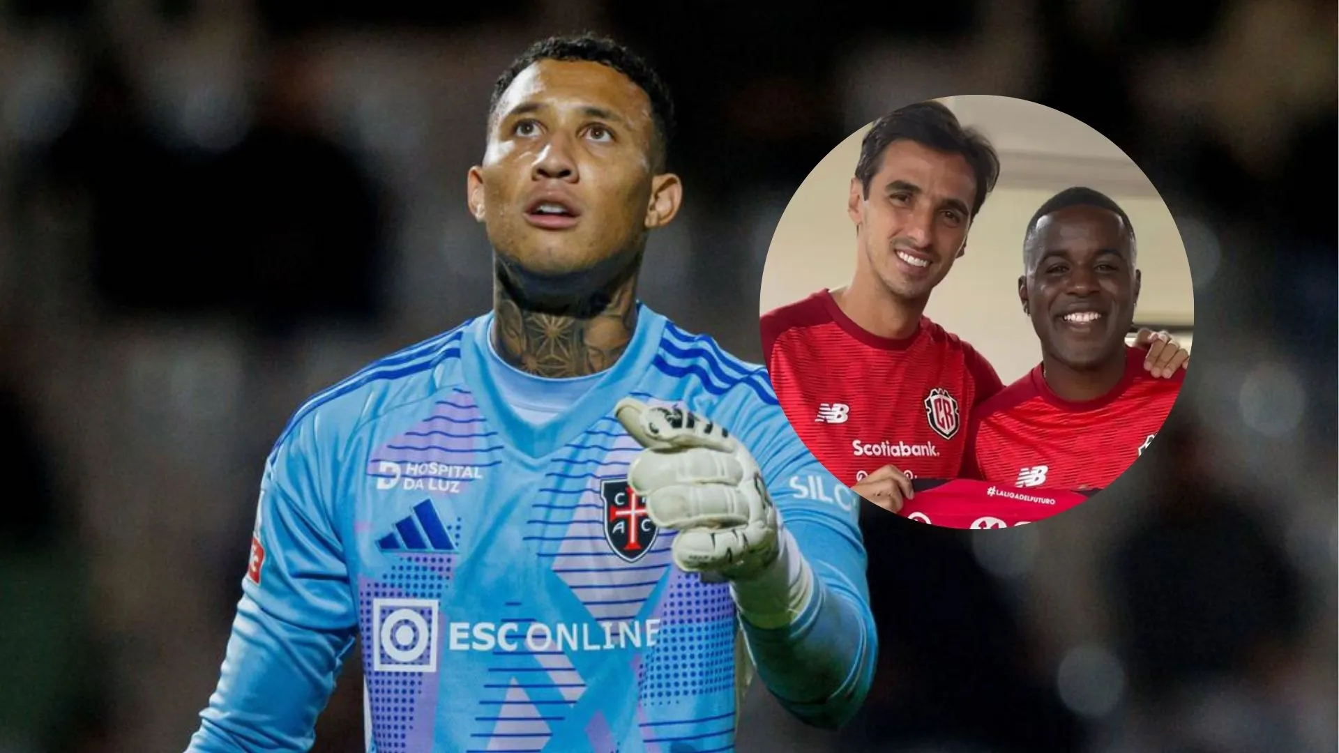 Patrick Sequeira con la camiseta de Casa Pia.