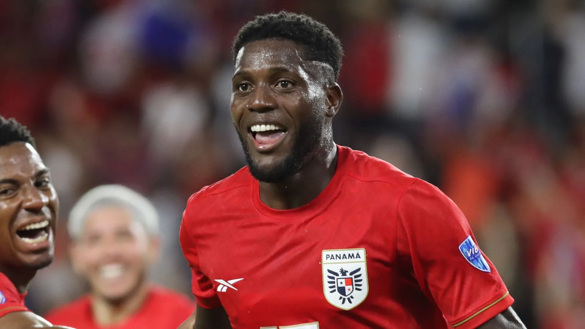 José Fajardo con la Selección de Panamá.