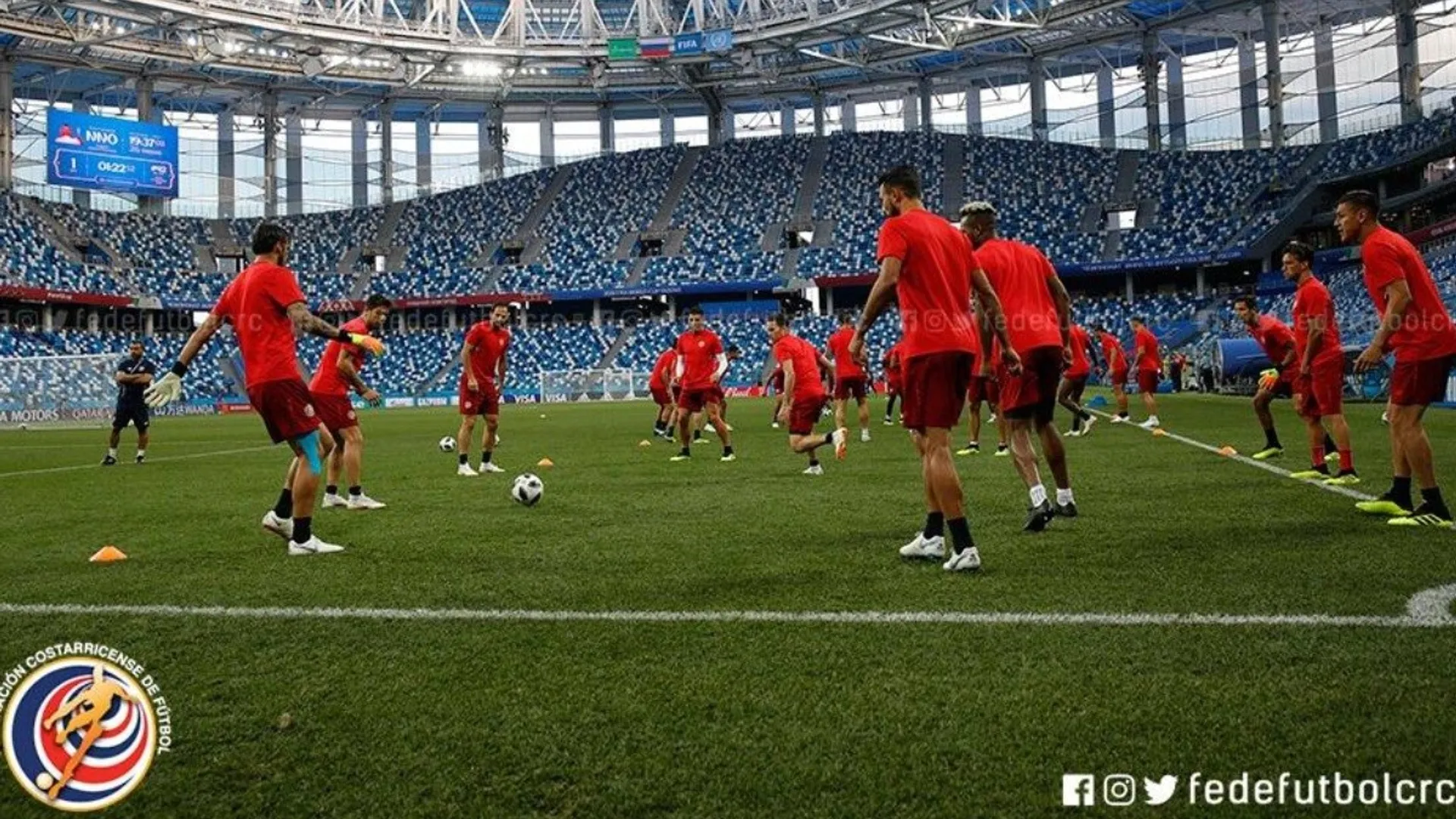 La Sele reconoció el estadio de Nizhny Novgorod