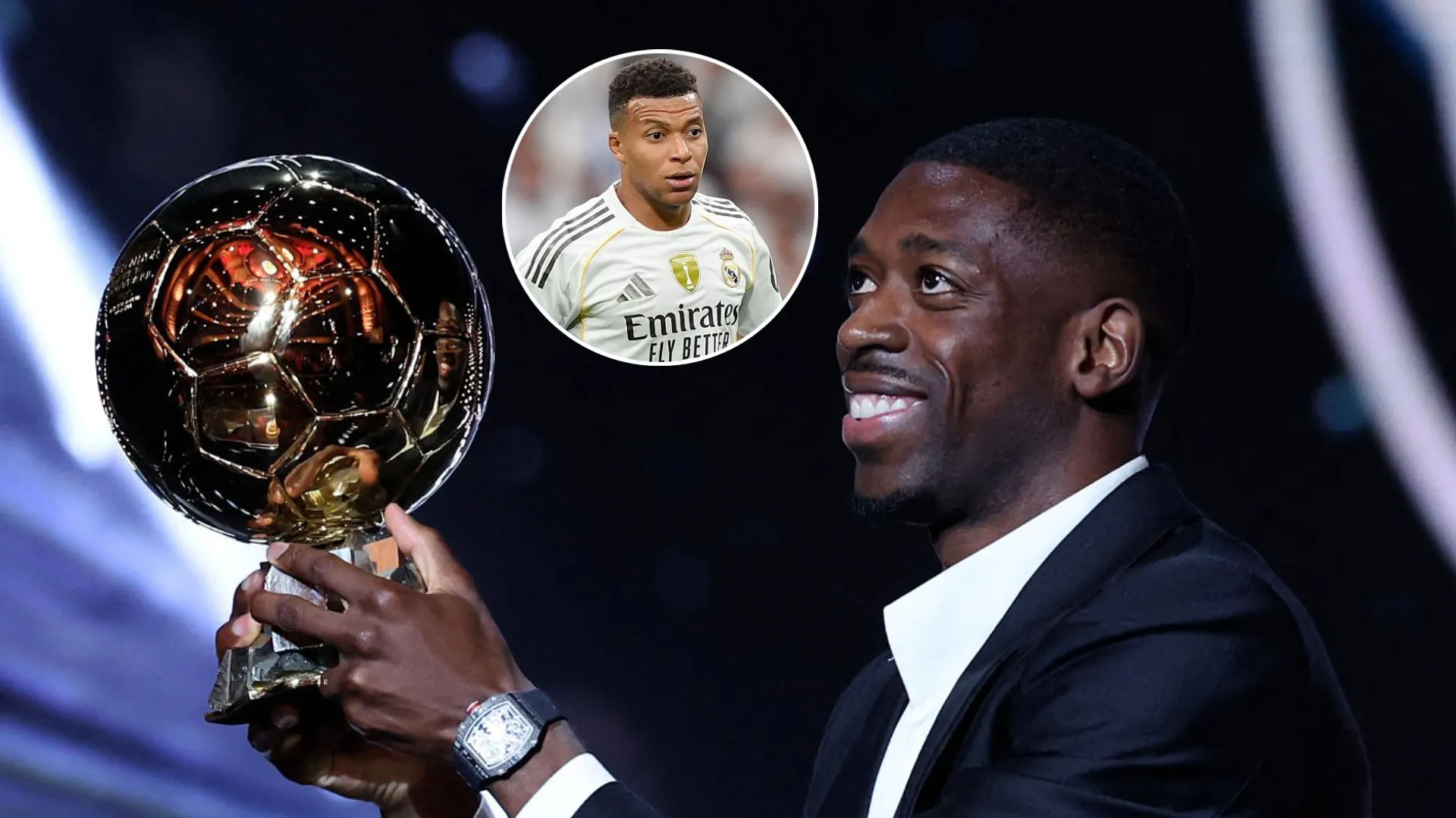 Mbappé le dijo todo lo que piensa a Dembélé: su mensaje al ganador del Balón de Oro tras no asistir a la gala que festeja Real Madrid
