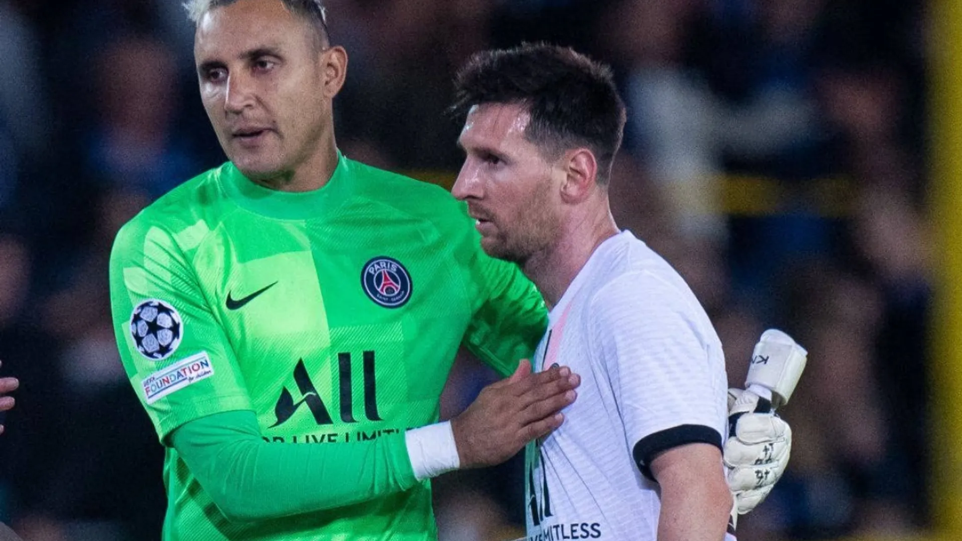 Así despidió Keylor Navas a Lionel Messi del PSG