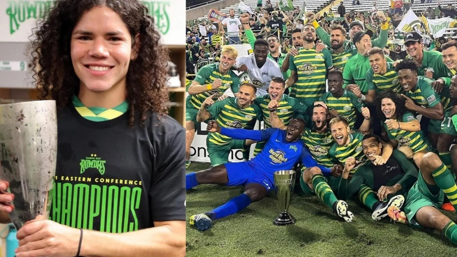 Juan David Tejada se corona campeón de la USL Championship con Tampa