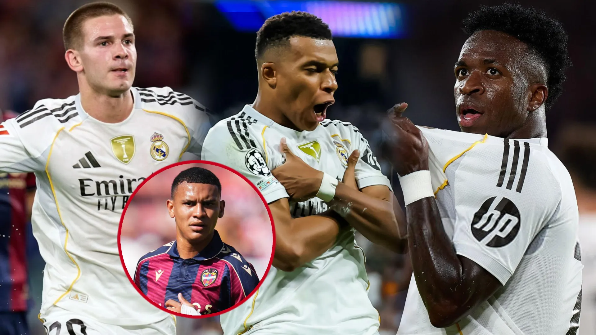 Vinicius, Manstantuono y Mbappé amargan a Kervin Arriaga en La Liga; esto fue lo que pasó entre Real Madrid y Levante