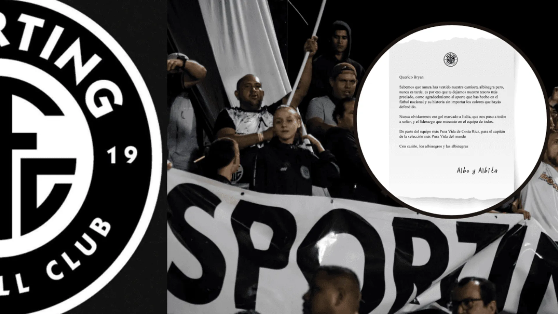 La emotiva carta que le dedicó el Sporting FC a Bryan Ruiz para su despedida