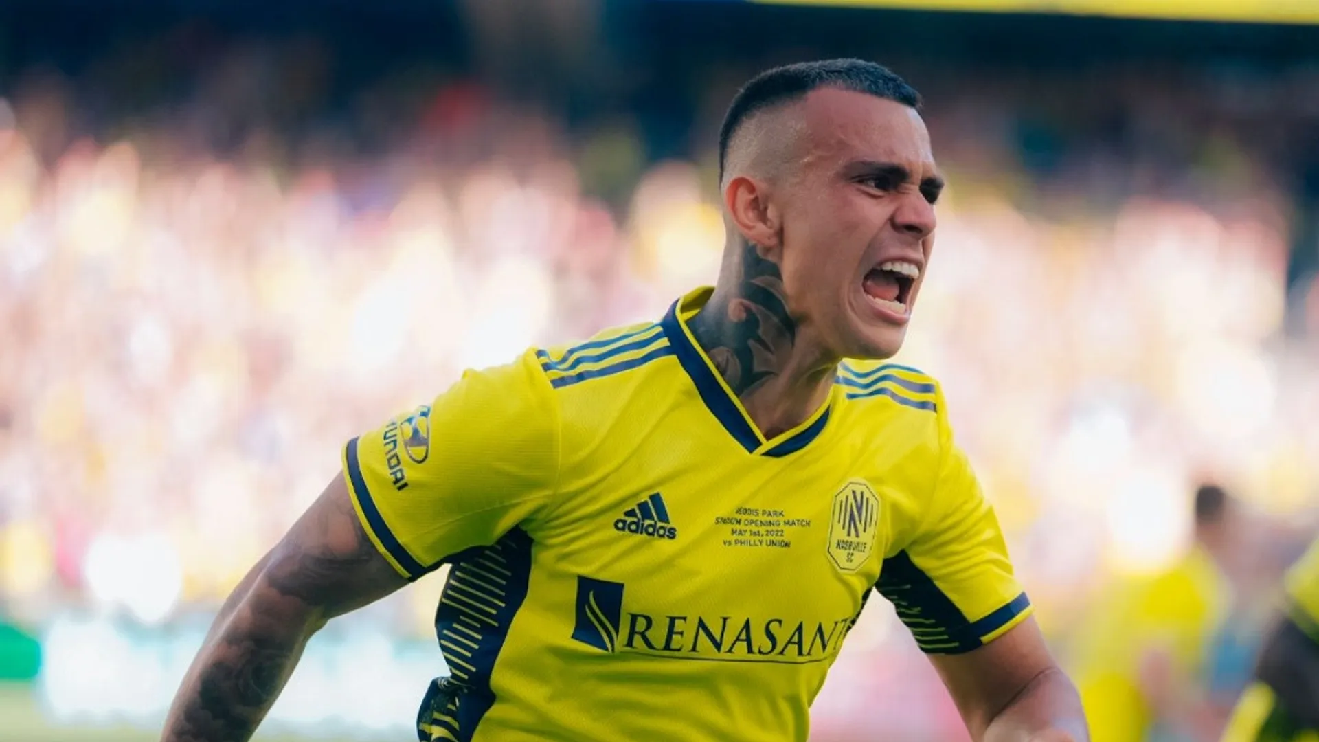 ¡Histórica anotación! Randall Leal anotó el primer gol de Nashville en inauguración del GEODIS Park