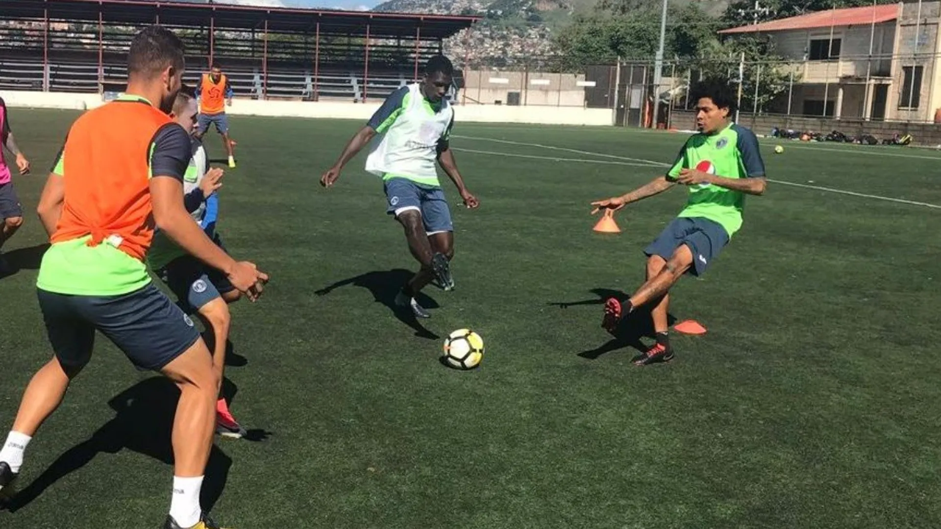 Motagua llegó a Costa Rica y entrenó en sede de Alajuelense