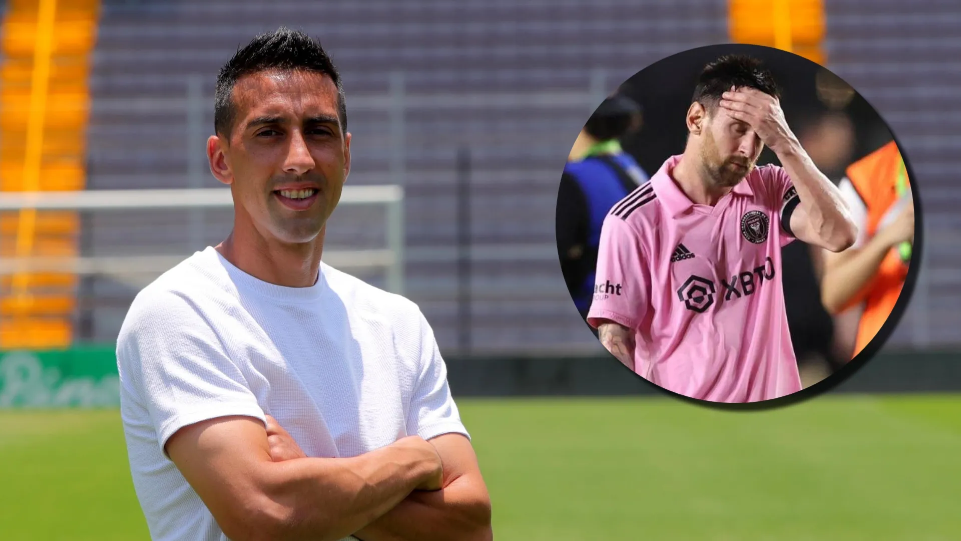 Mariano Torres supera a Lionel Messi.