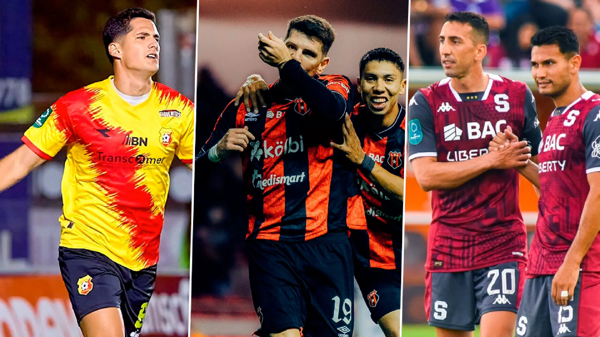 Los tres clubes de Costa Rica se pelean por el cupo.