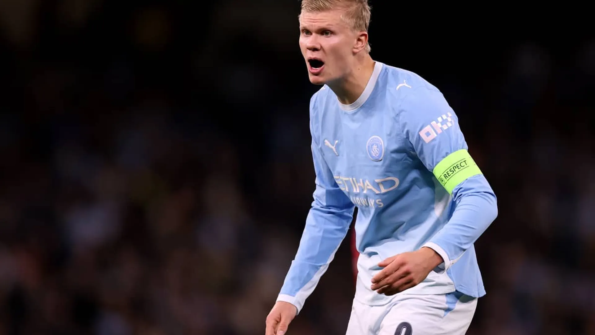 Haaland supera al Kun Agüero como máximo goleador del Manchester City en Champions League