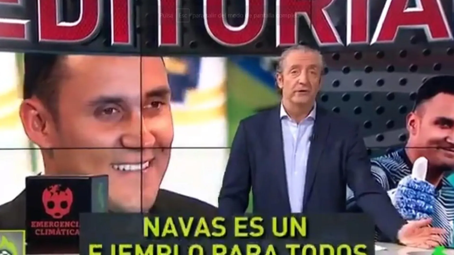 Hermoso editorial de Pedrerol deja en lo más alto a Keylor Navas