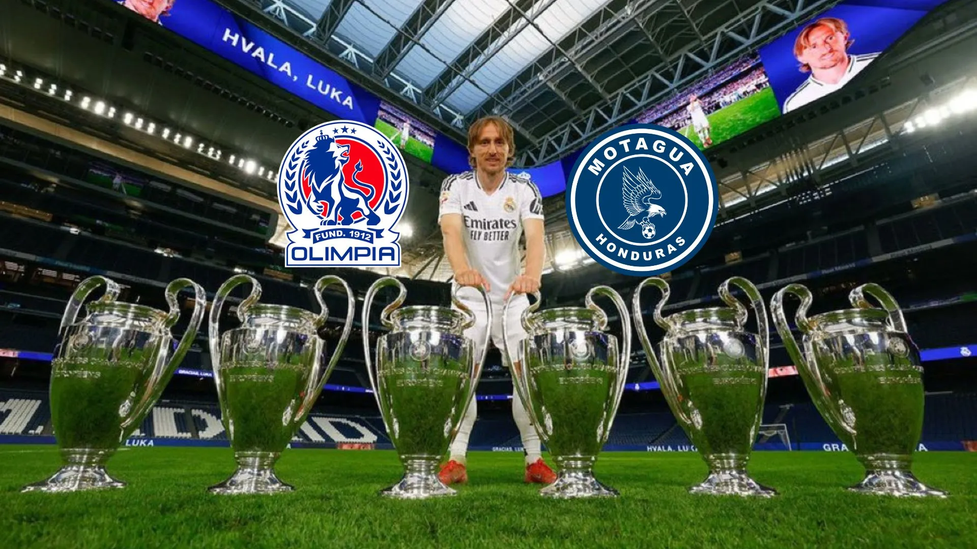El ex Olimpia y Motagua que se coló en la despedida de Luka Modric en el Real Madrid